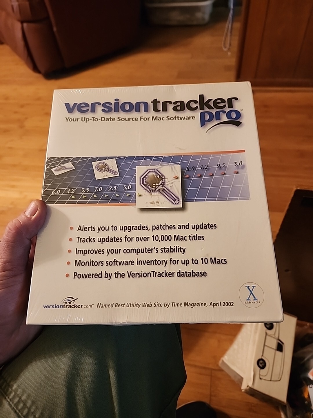 Vintage 2002 Macintosh Mac Software Versiontracker Pro New Sealed
