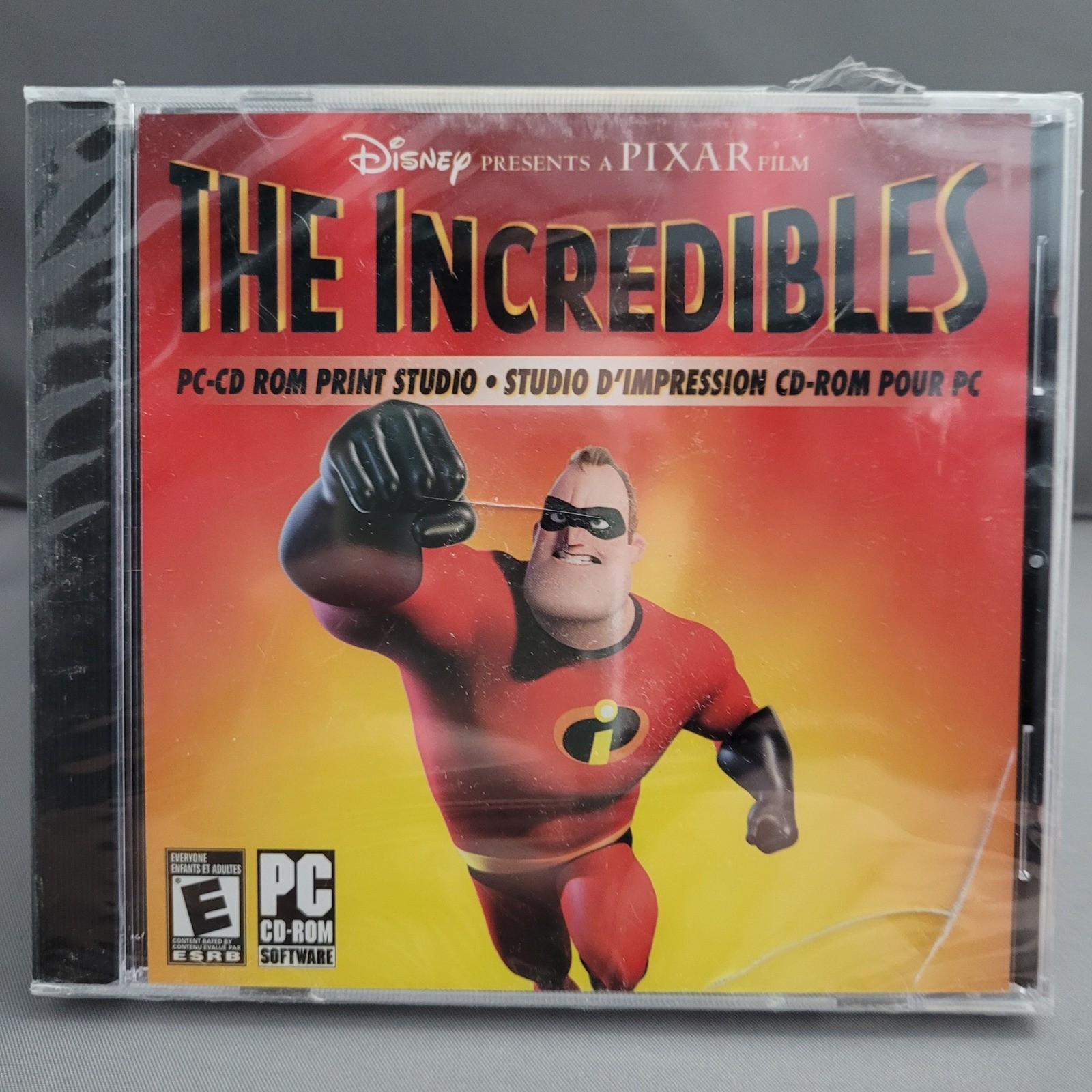 The Incredibles PC-CD ROM Print Studio Disney Pixar (PC CD-ROM, 2004) *SEALED*