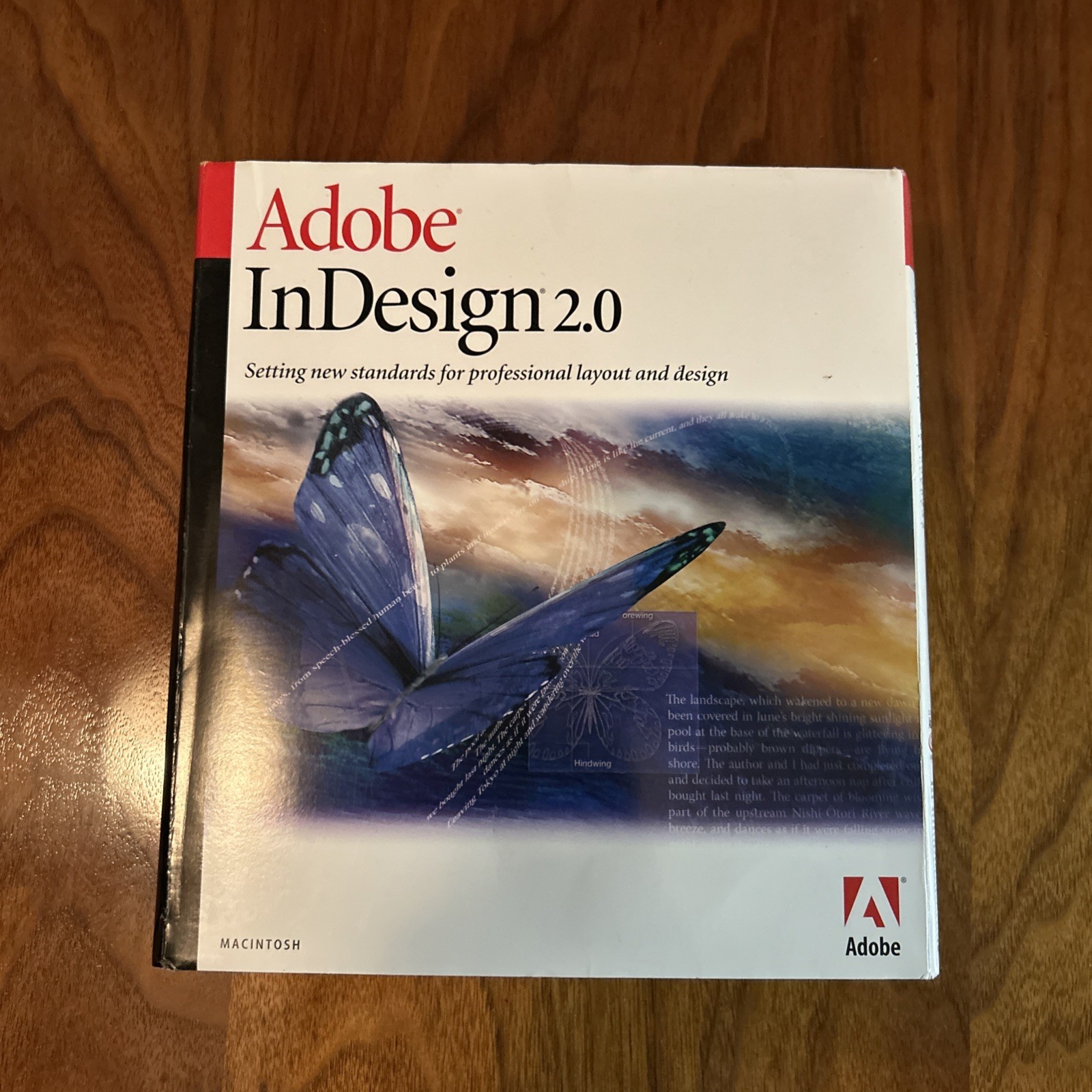 Adobe In design 2.0 For Macintosh Mac With Serial Numbers Complete Set In Box