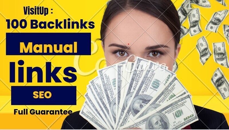 100+ backlinks manual construction, dofollow links high DA SEO