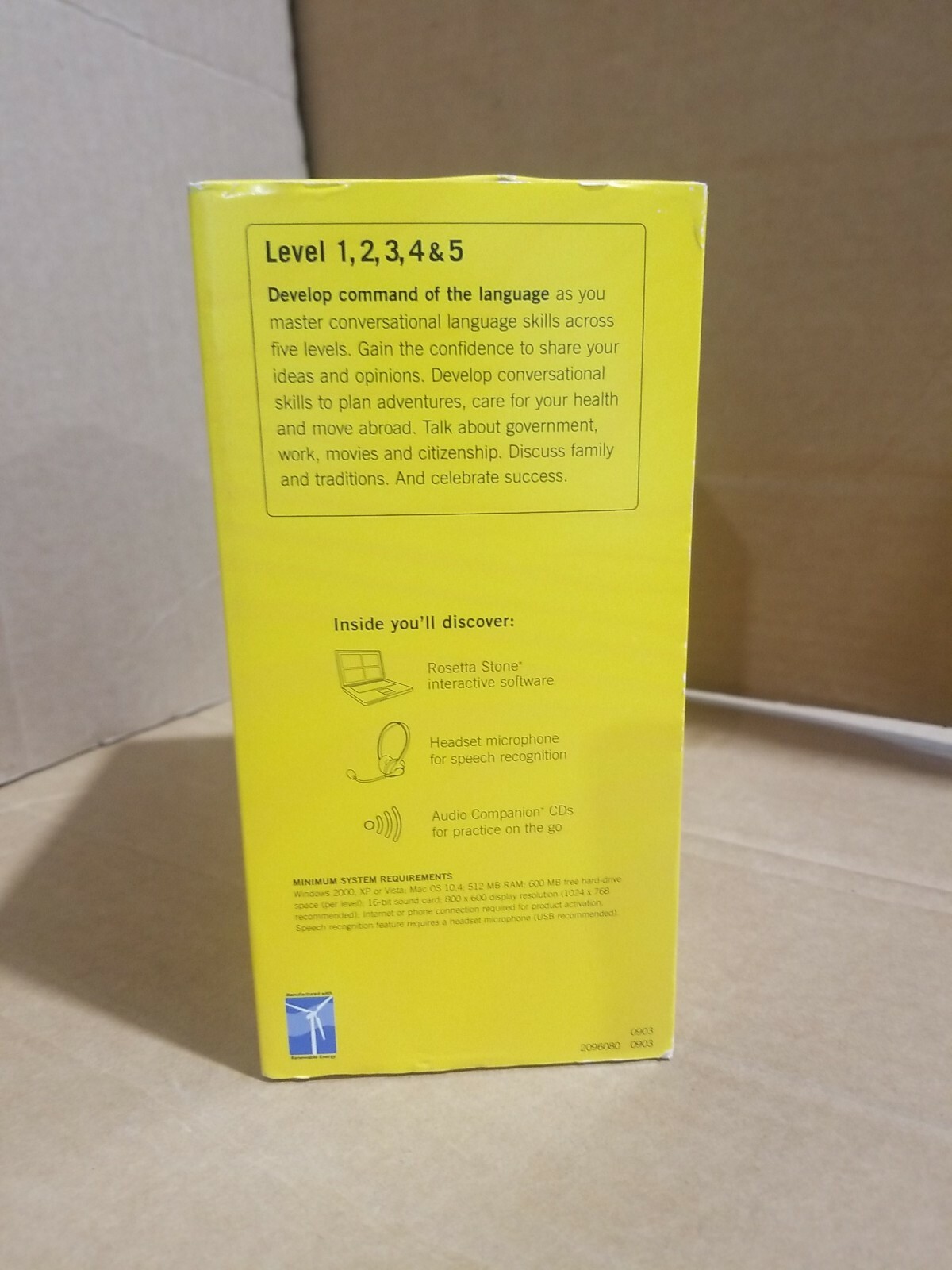 Rosetta Stone 3 Spanish (Latin America) Level 1,2,3,4 & 5 for PC, Mac