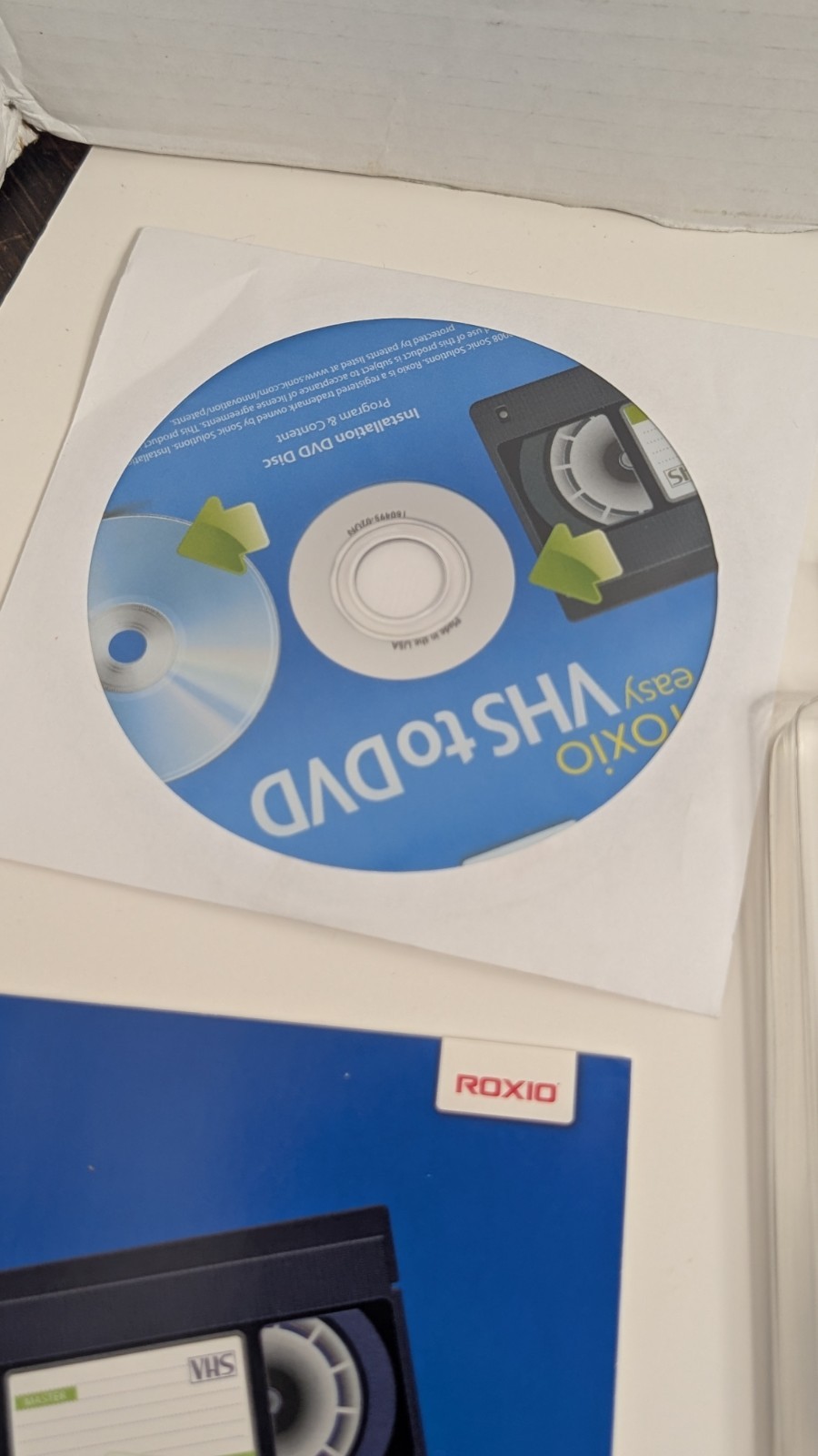 Roxio Easy VHS to DVD Video Capture USB Converter Transfer Kit Open Box