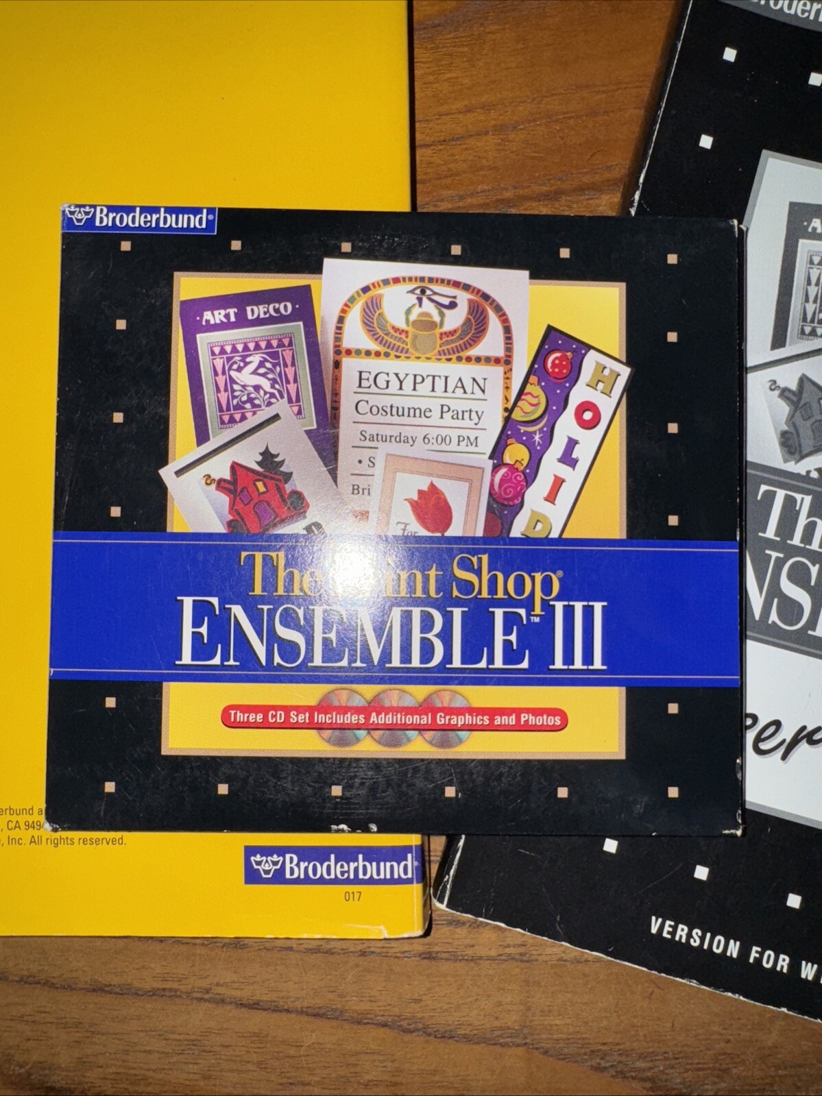 Lot of 3 The Print Shop Ensemble III