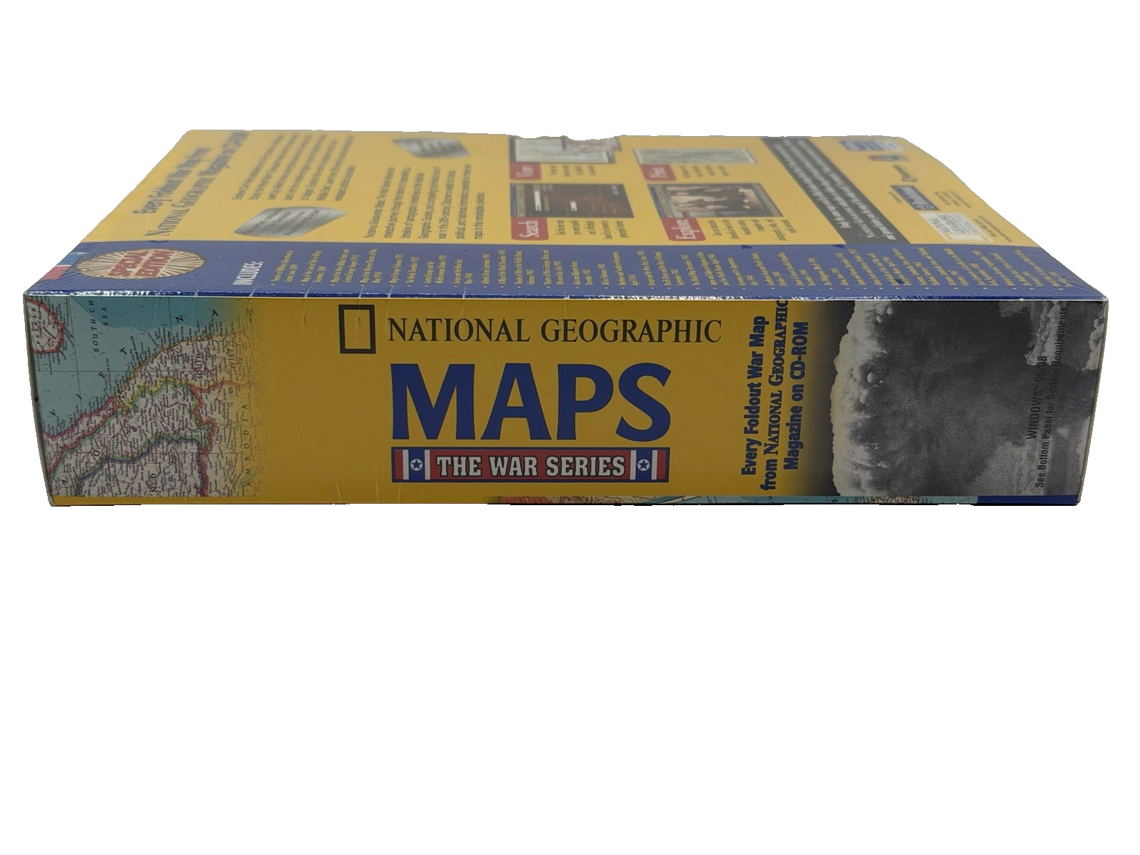 National Geographic Maps The War Series – Special Edition PC CD-ROM New Sealed