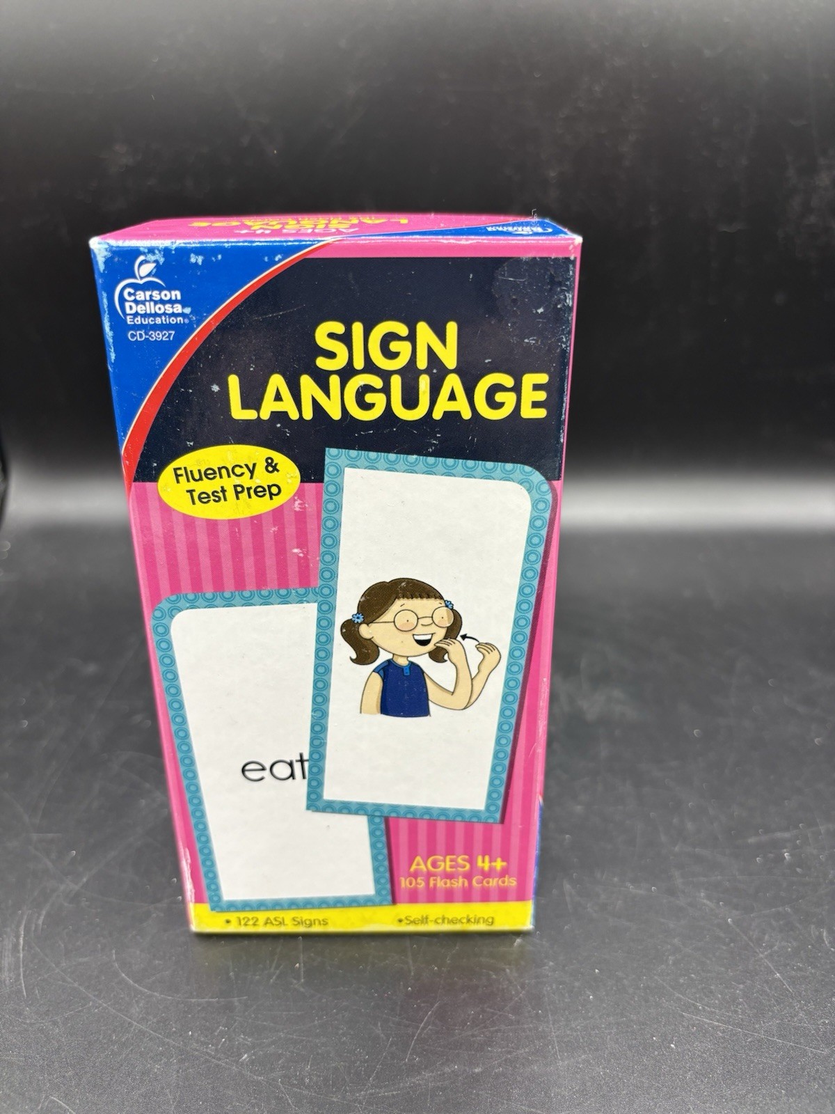 Sign Language Flash Cards Carson Dellosa Test Prep ASL