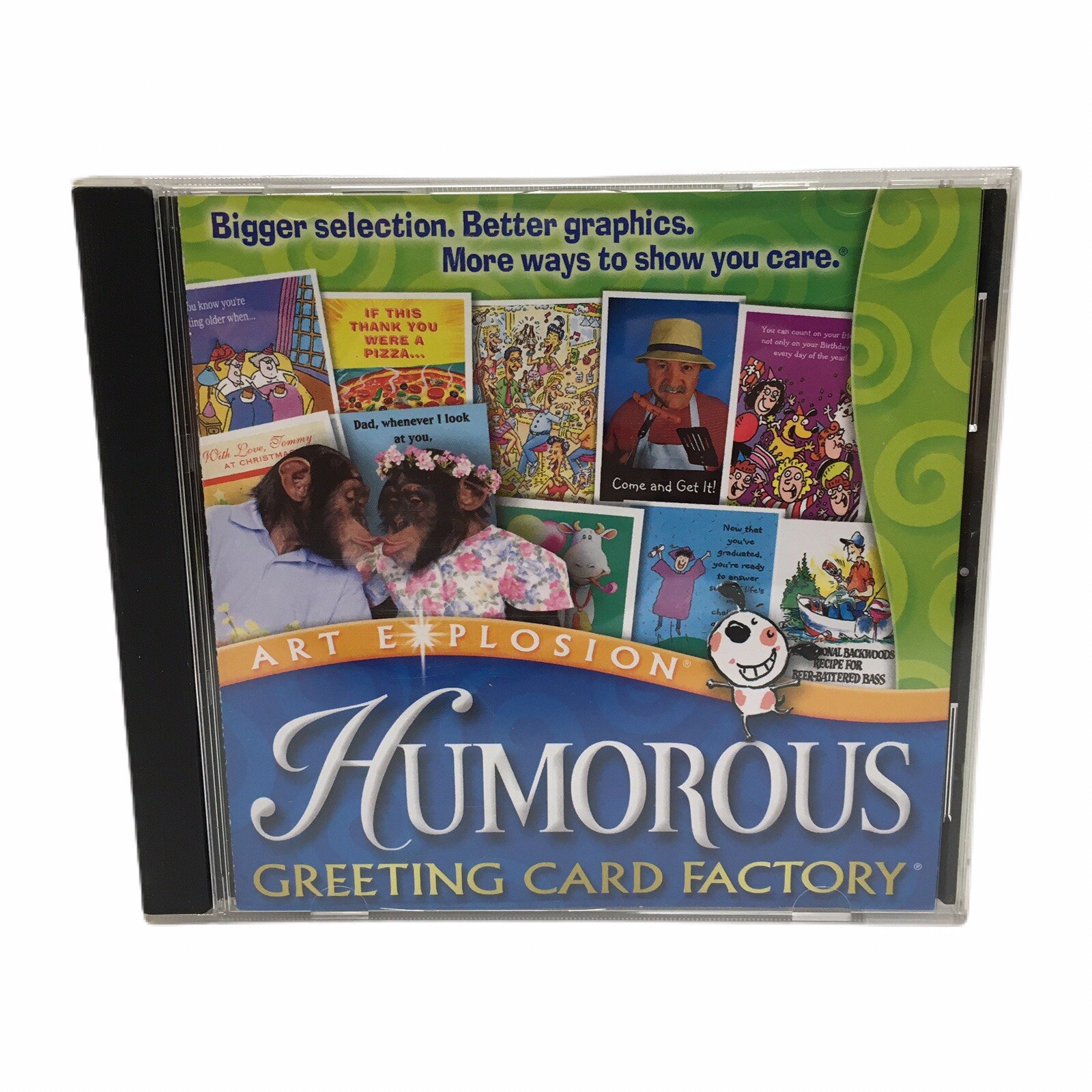Art Explosion Humurous Greeting Card Factory PC CD-ROM Nova Development 2003