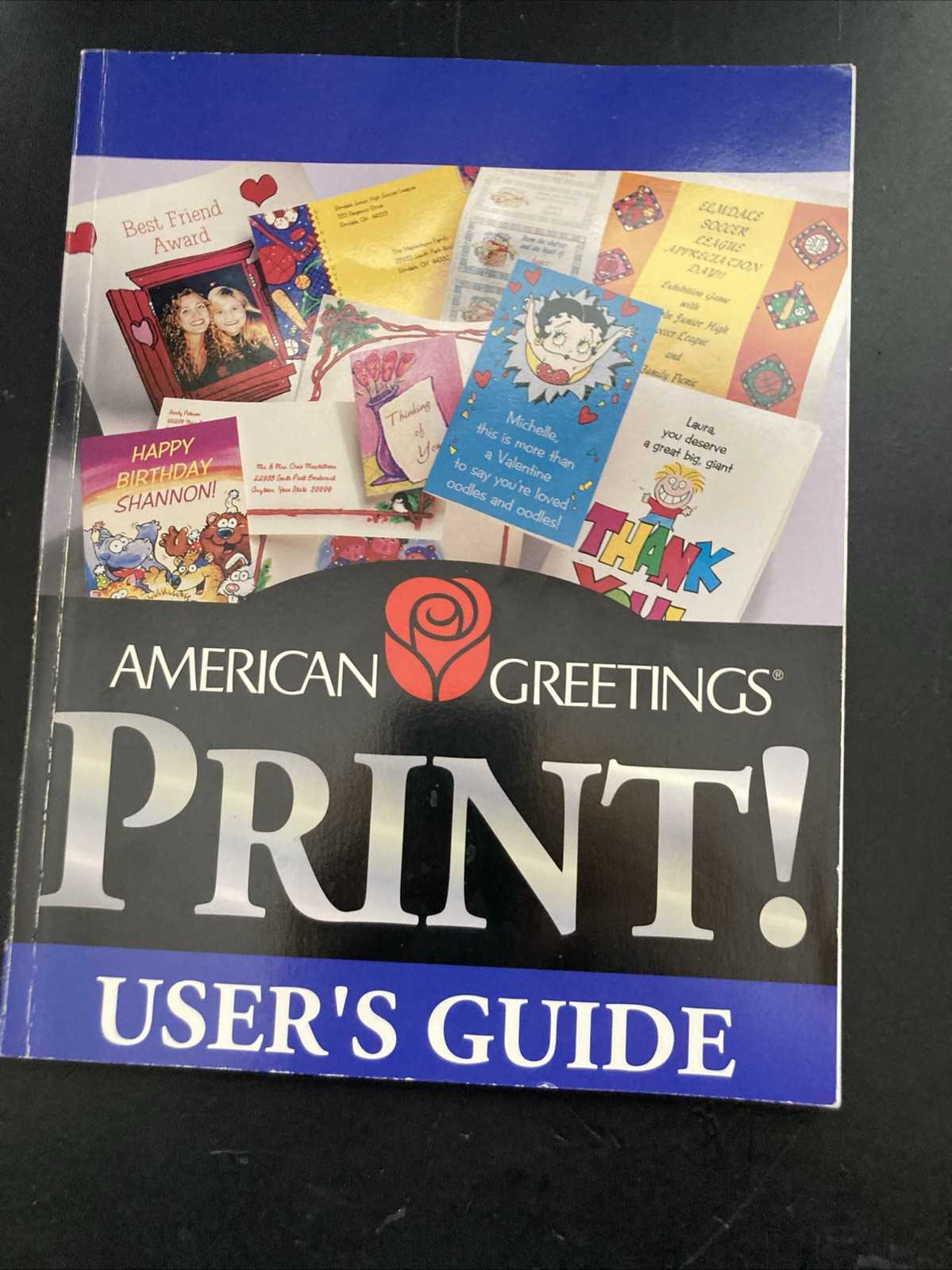 American Greetings Print! 3 CDs Windows 95/ 98 w User’s Guide