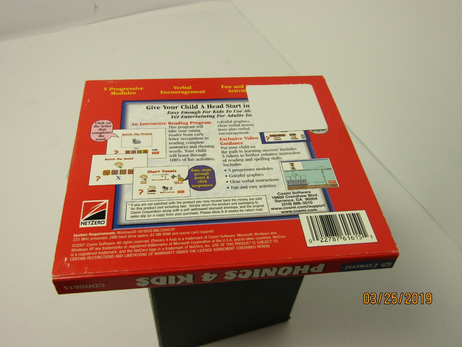 Cosmi Phonics 4 Kids CD-ROM