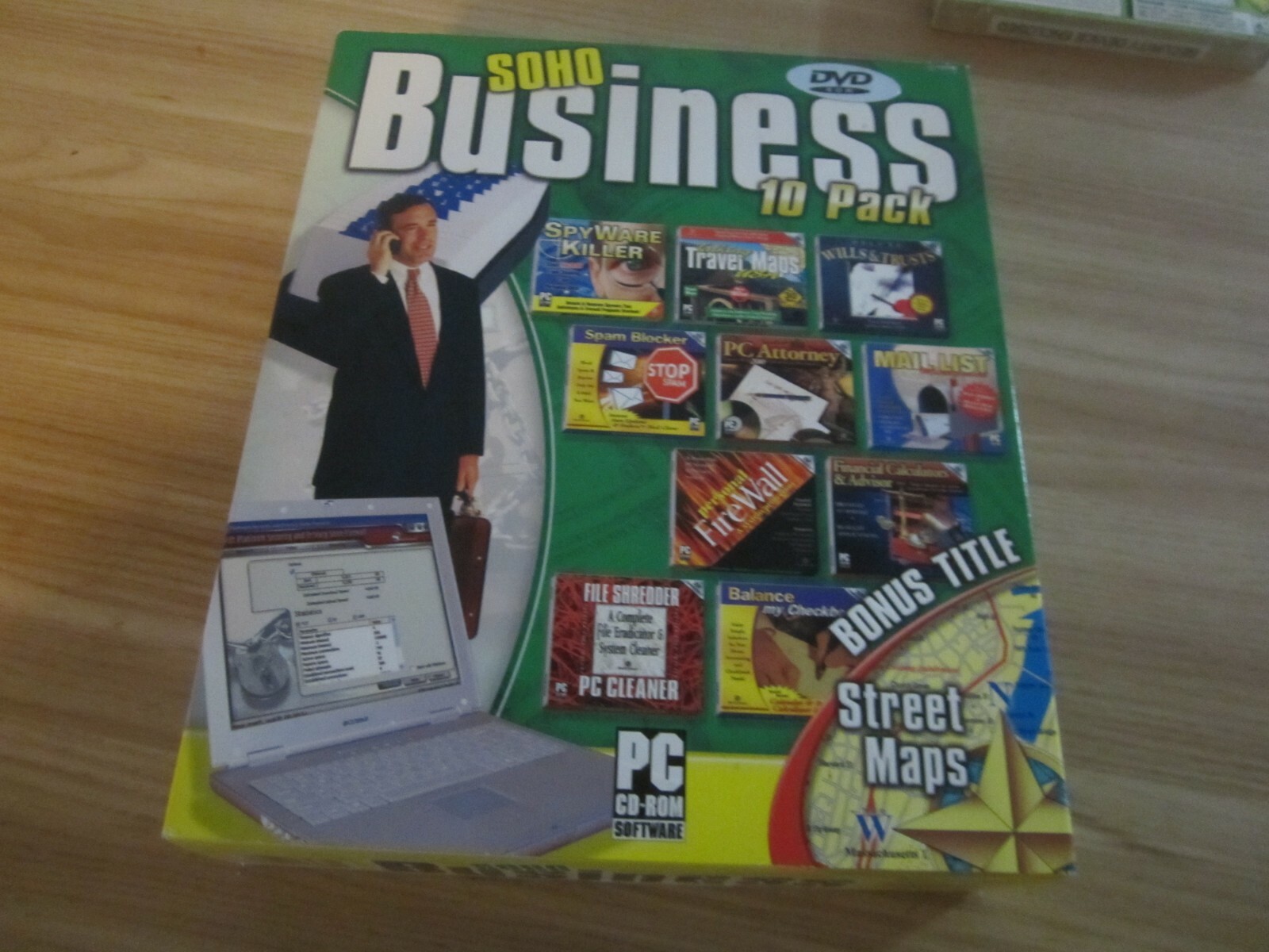 Soho Business 10 Pack Bonus Title Street Maps Pc Cd Rom Software