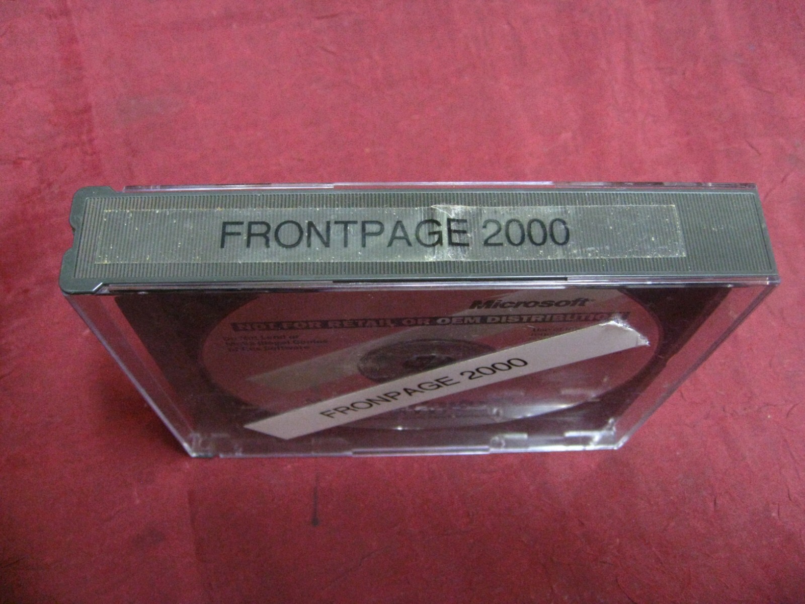 Microsoft FrontPage 2000/Outlook 2000 Develop and Test Version CD Disc Set