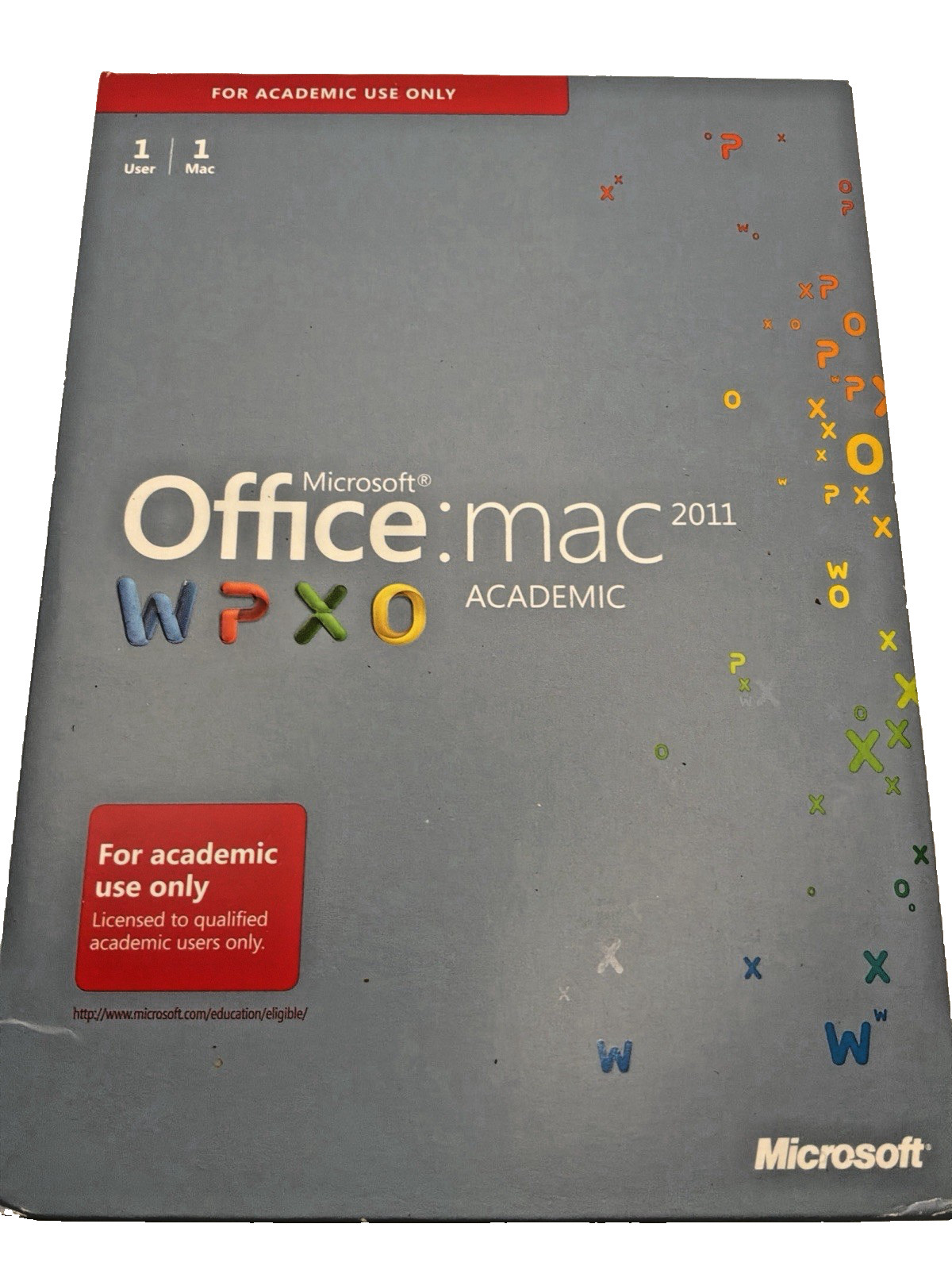 Microsoft Office for Mac 2011 Academic DVD Full Version w/ Product Key