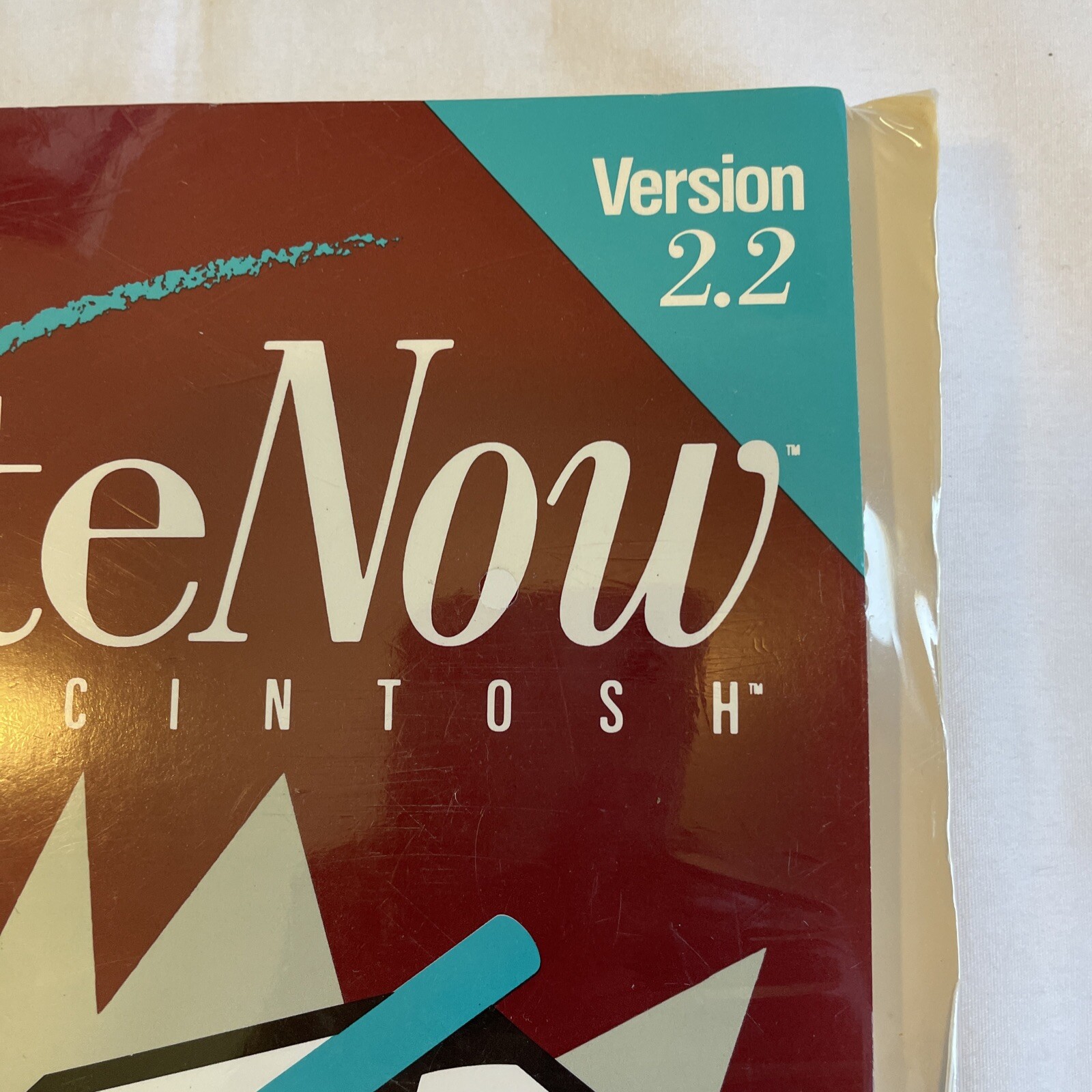 WriteNow For Macintosh Version 2.2 Apple SystemCompatible Manual Handbook Sealed