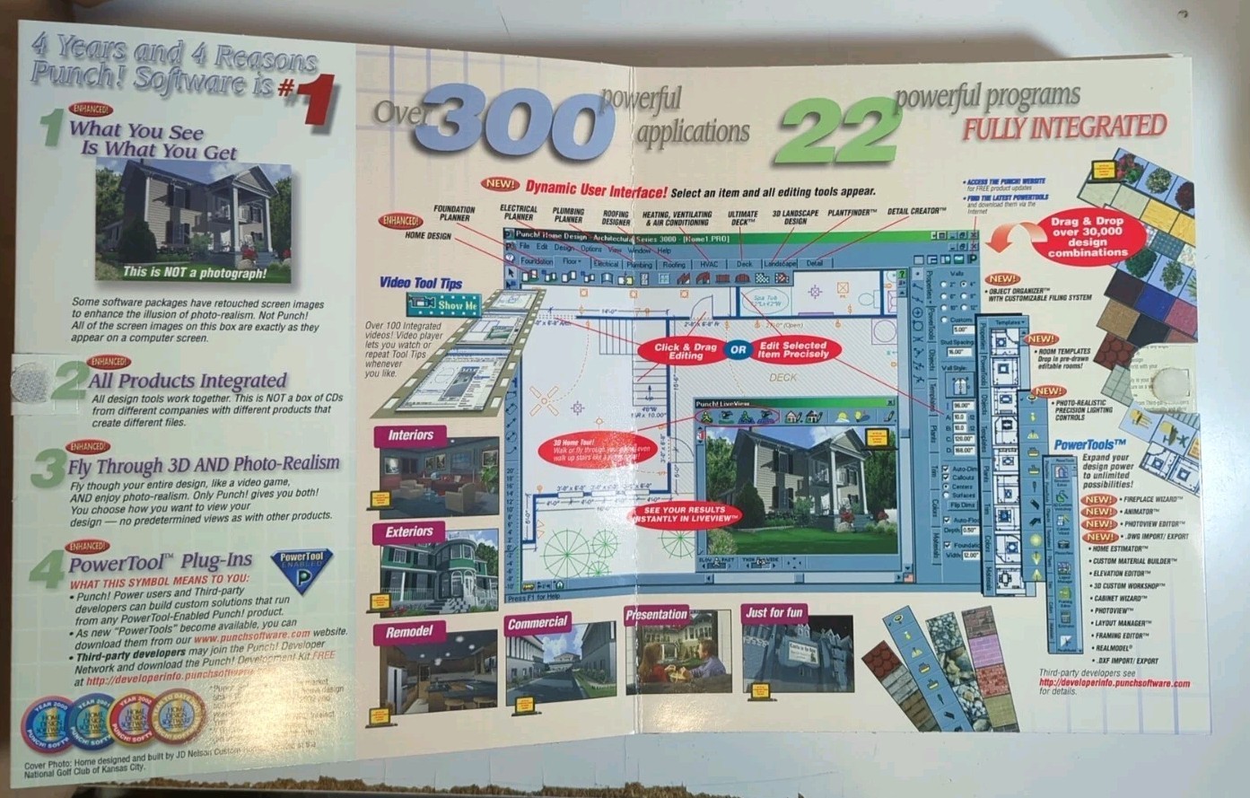 Punch Home Design Architectural Series 3000 for Windows 98 to XP – No Software
