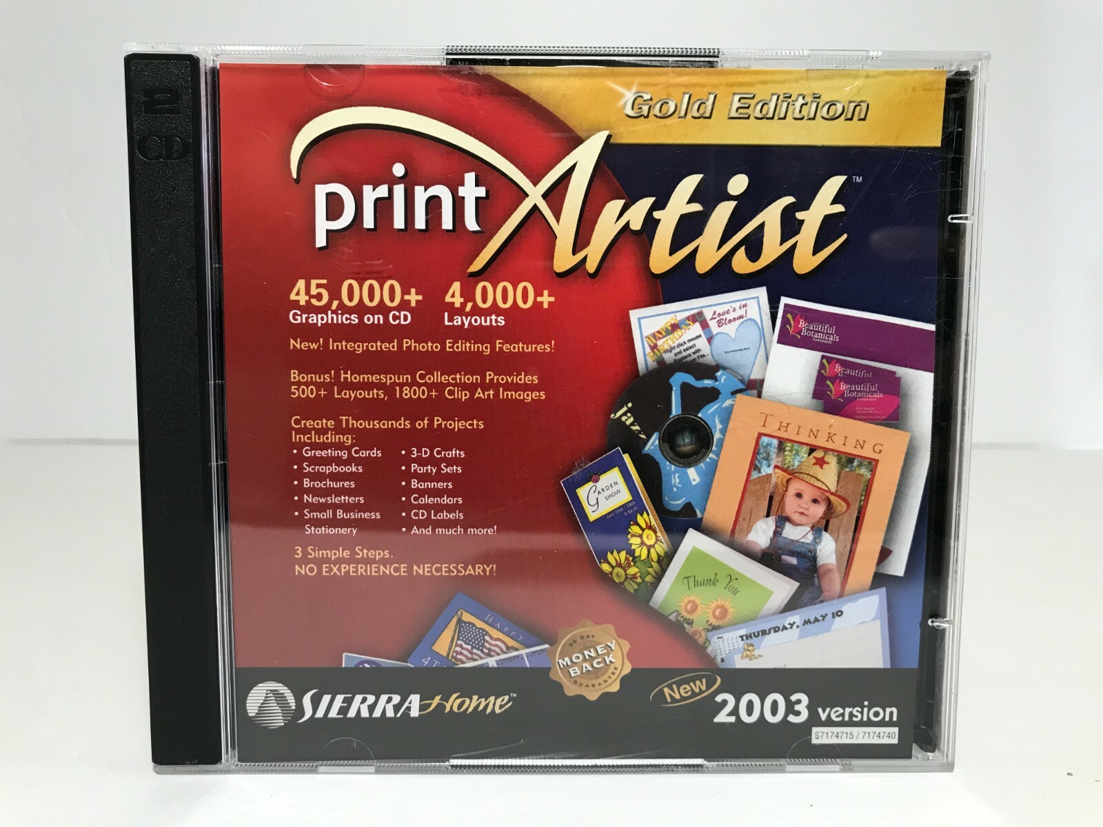 Print Artist  Version  22 Gold Edition PC CD 2003 Version