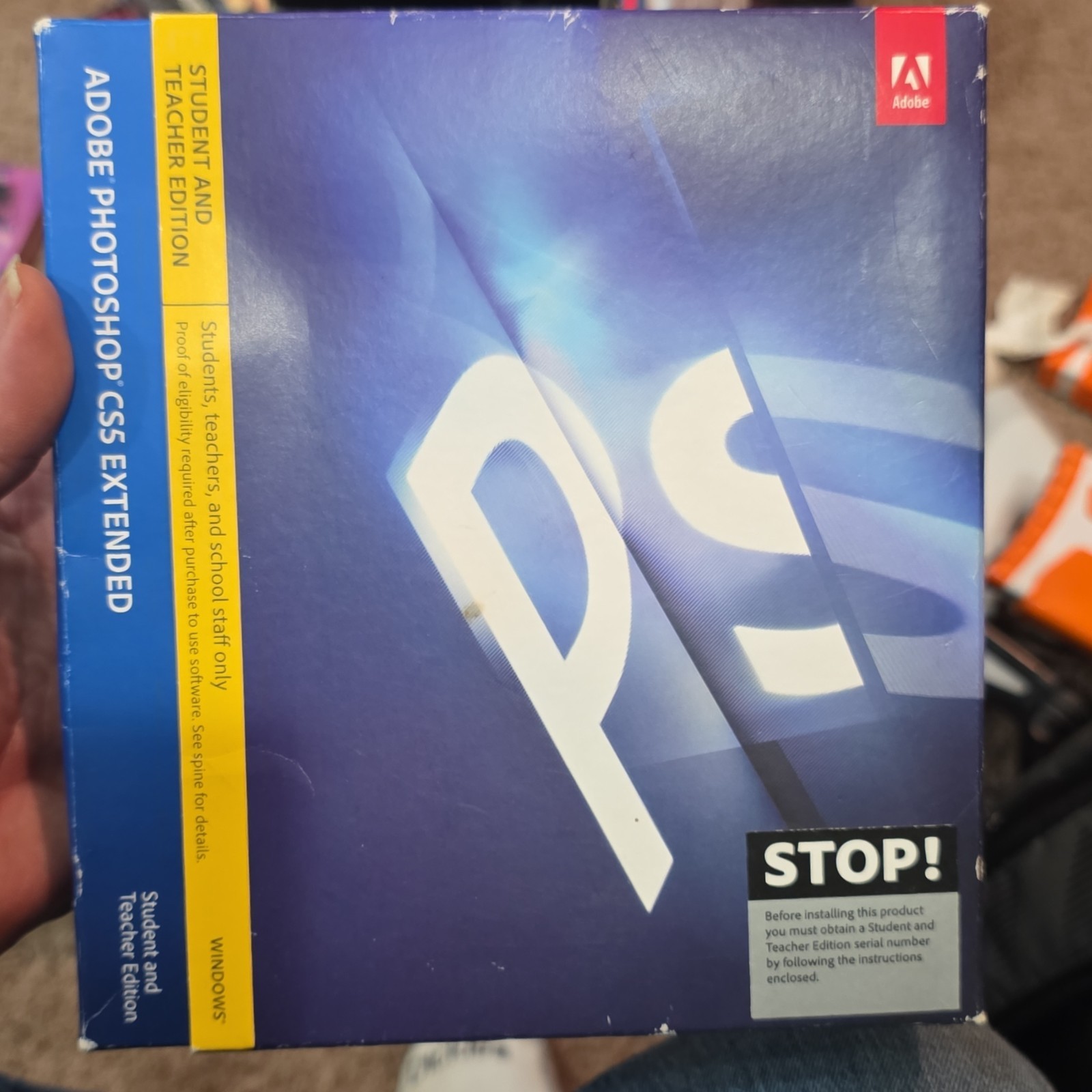 Adobe Photoshop CS5 Extended 32&64 Bit Windows Student Teacher Edition w/ Serial