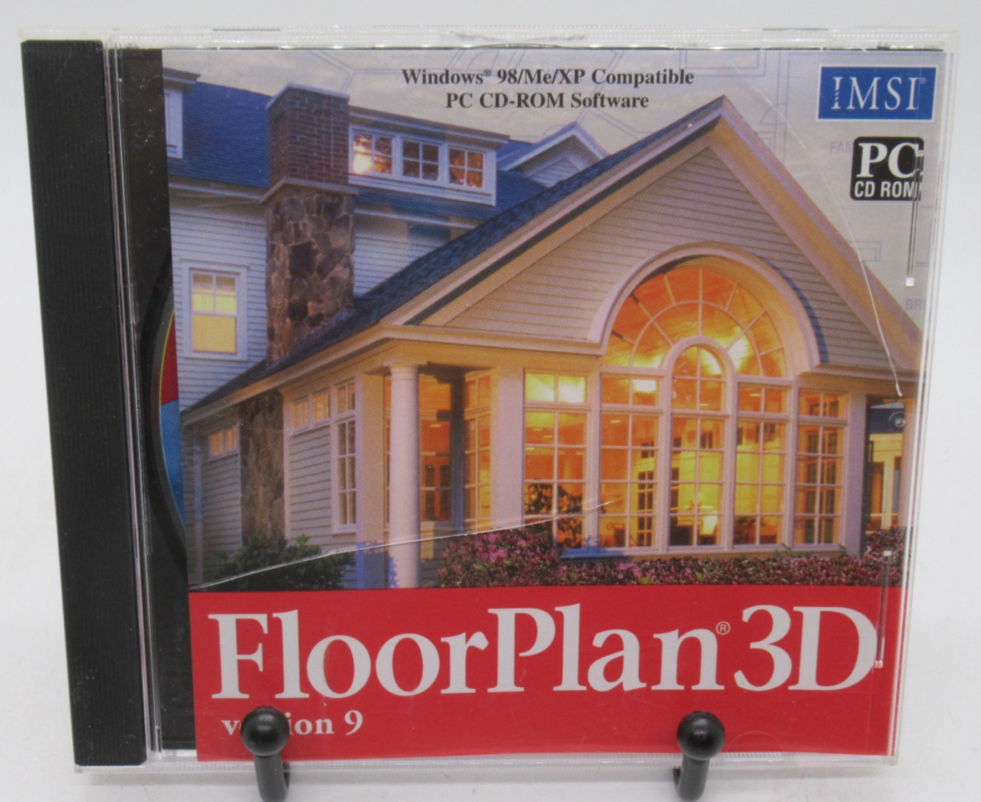 FLOOR PLAN 3D – VERSION 9 PC CD-ROM SOFTWARE FOR WIN 98/XP, HOME DESIGN, REMODEL