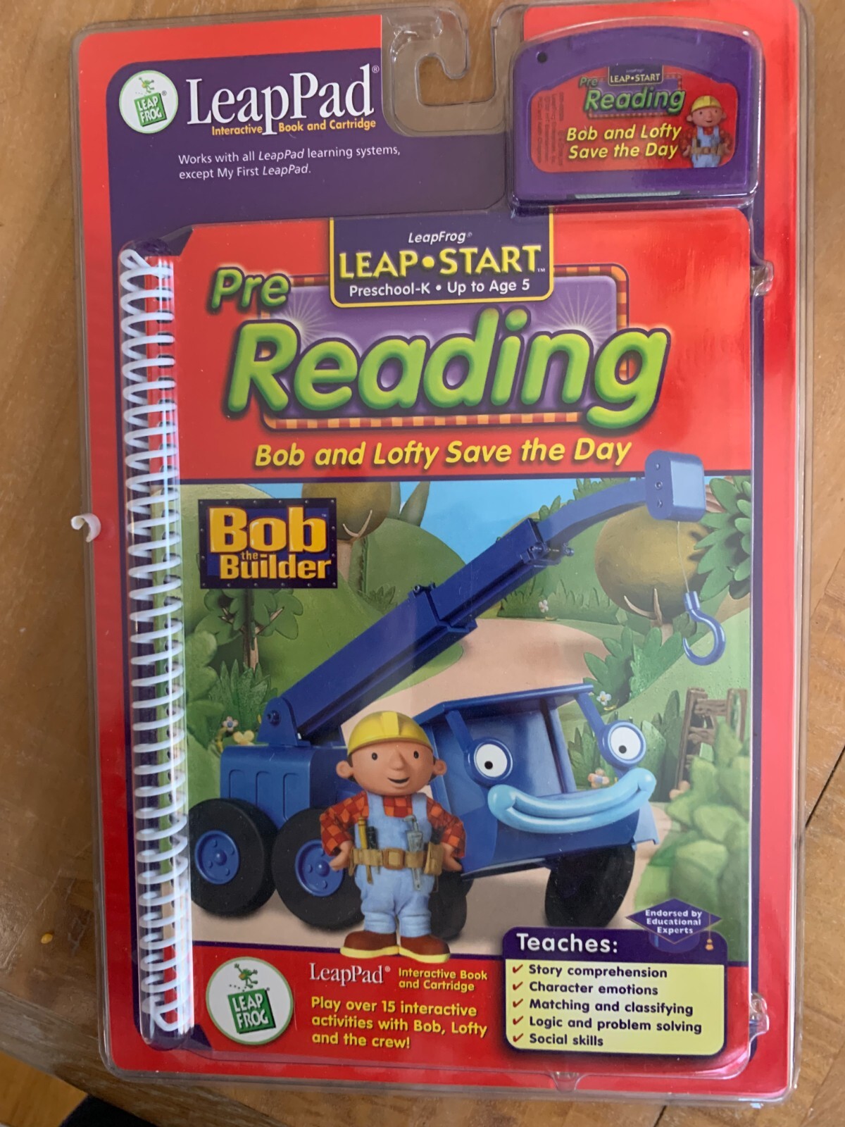 Leap Frog Leap Pad – Bob and Lofty Save the Day Bob The Builder NIB