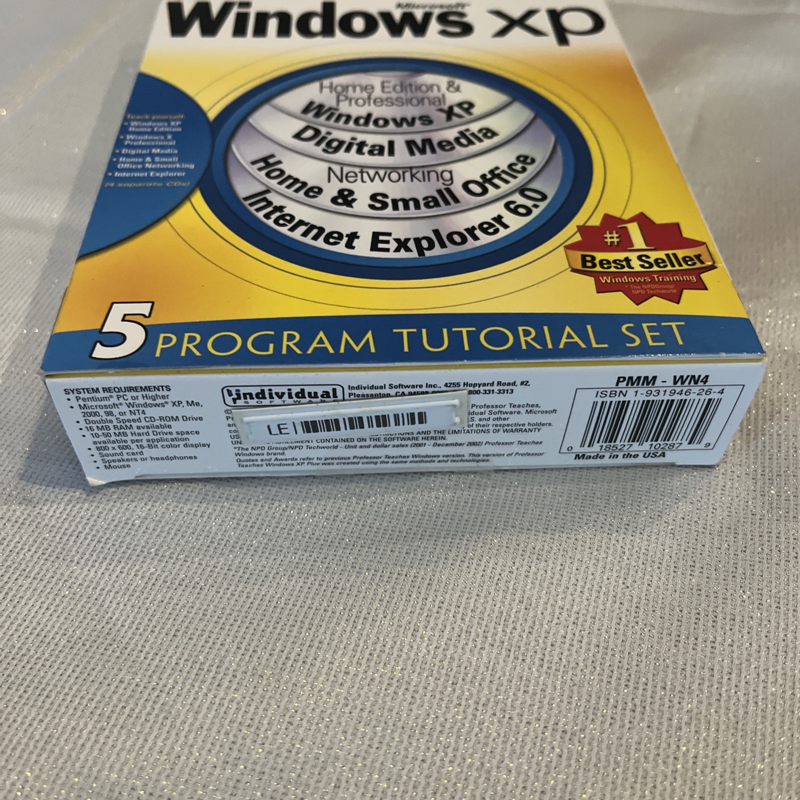 NEW Microsoft Windows XP Professor Teaches Program Tutorial Set 2000/ME/98/NT