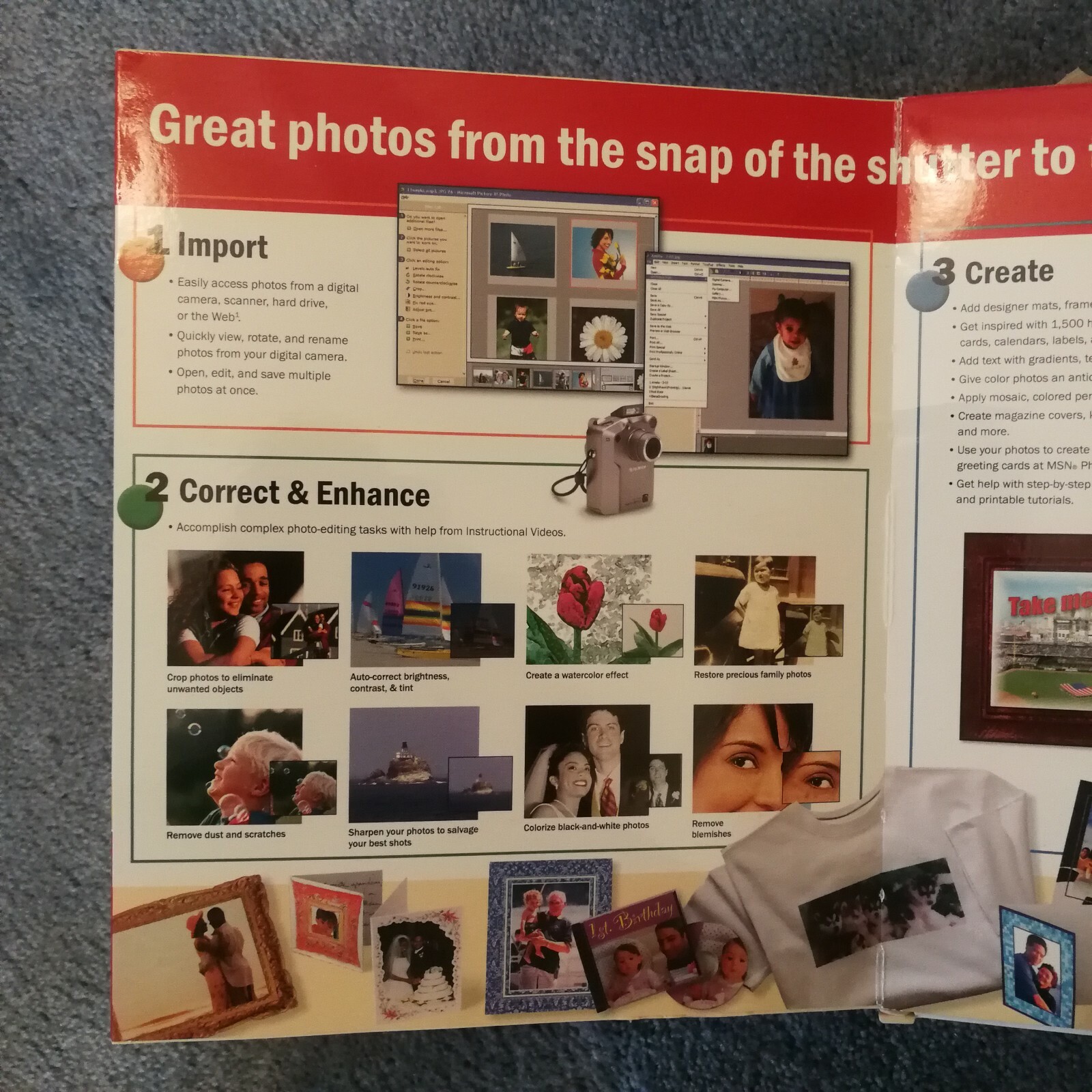 Microsoft Picture It! Photo Premium version 7.0 for Windows