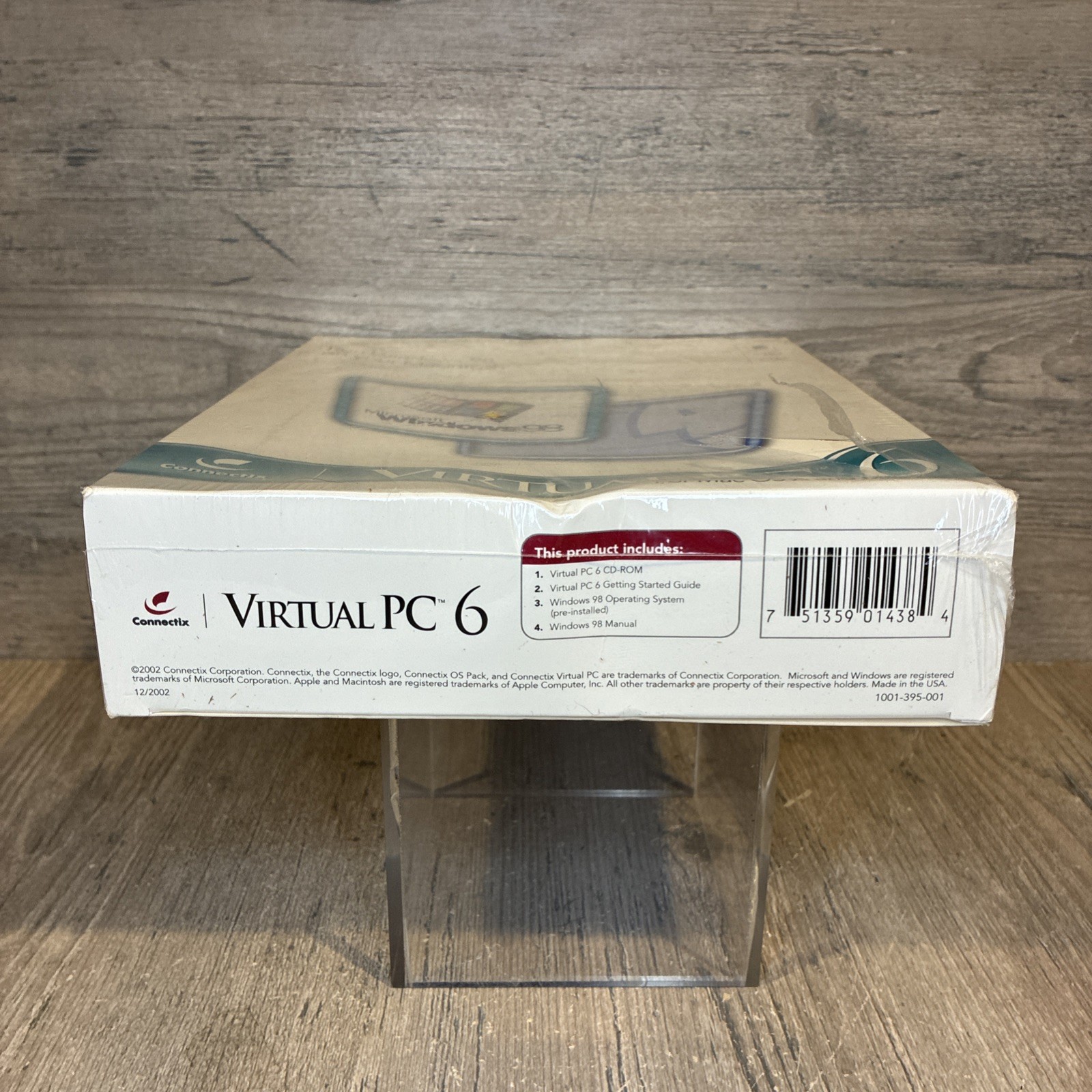 SEALED Connectix Virtual PC 6 Run Windows 98 On Your Macintosh (Read)