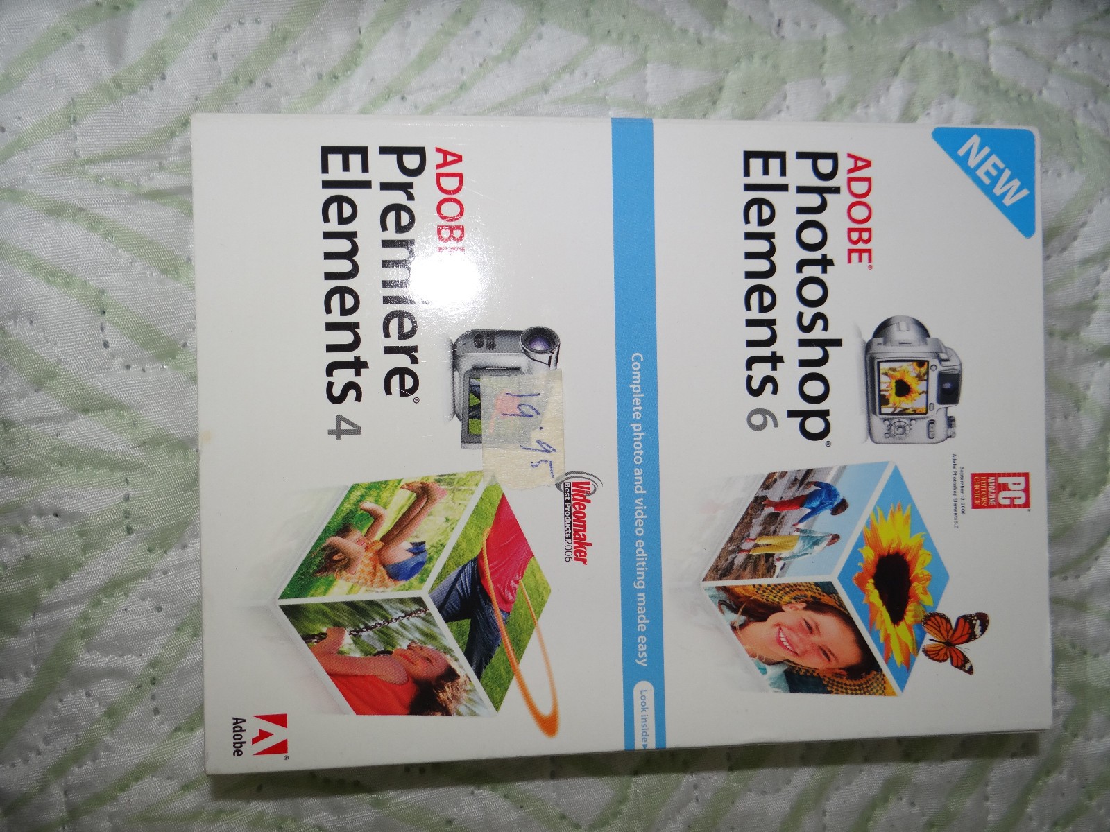 Adobe Photoshop Elements 6 & Premiere Elements 4 + Key 2 Discs – FREE SHIP!