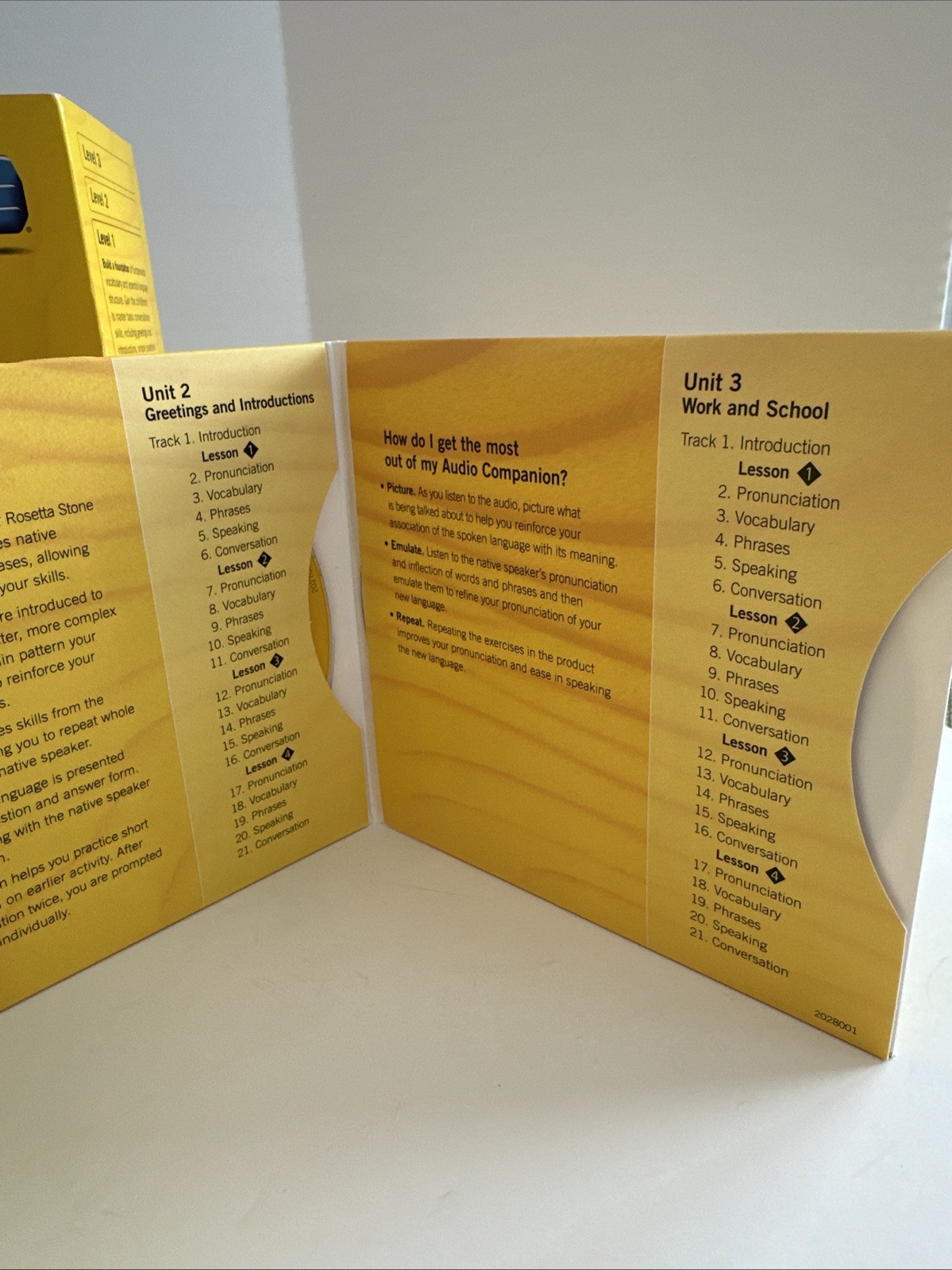 Rosetta Stone Version 3 Level 1 Chinese Mandarin WIN/MAC CD-ROM Unused Headphon