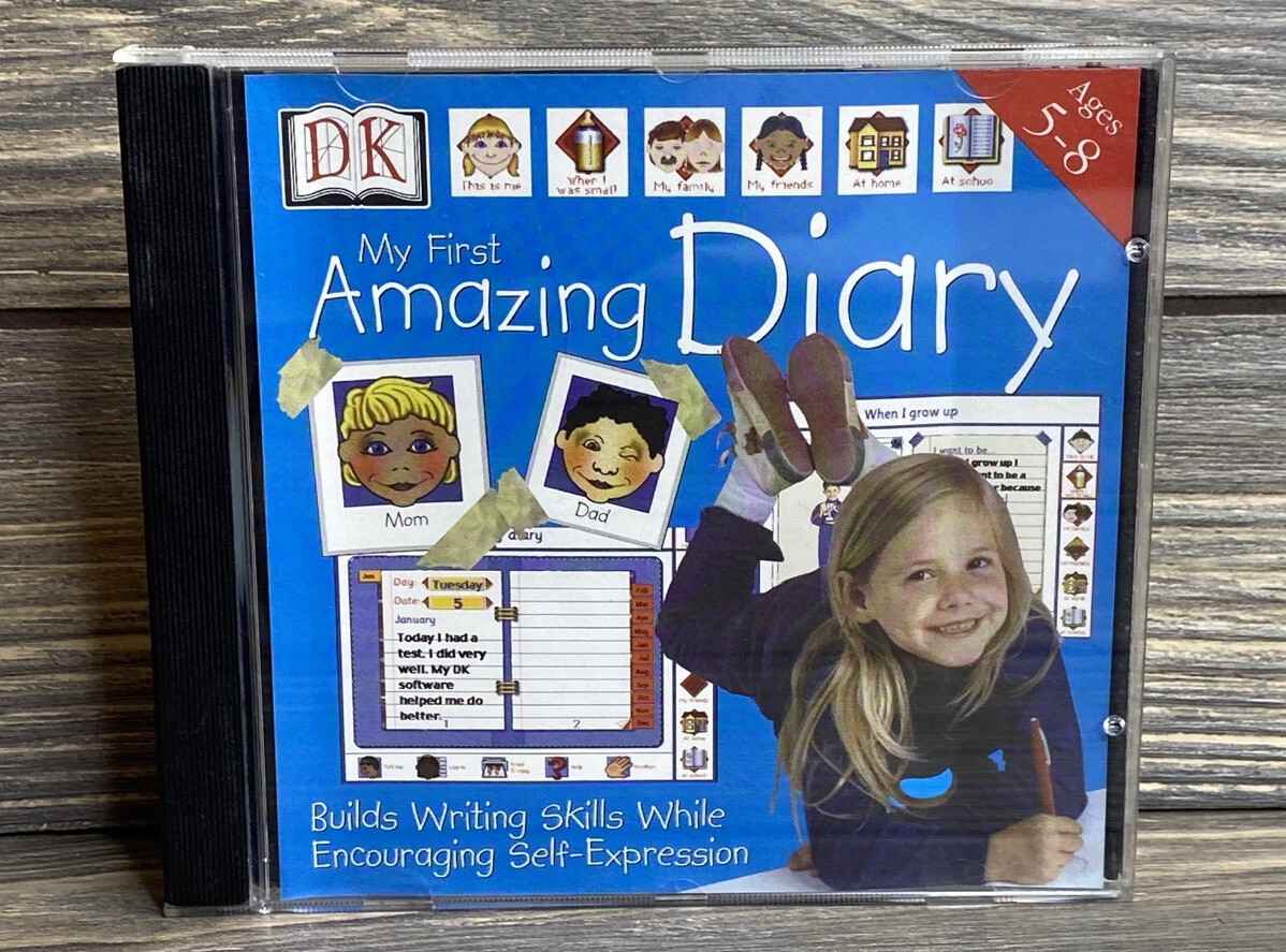 My First Amazing Diary CD Rom Windows MacIntosh 2002 Global Software Publishing
