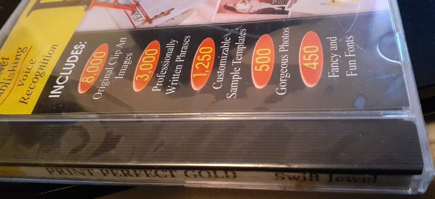 Print Perfect Gold Instant Publishing CD **CRACKED CASE AND A STICKER**