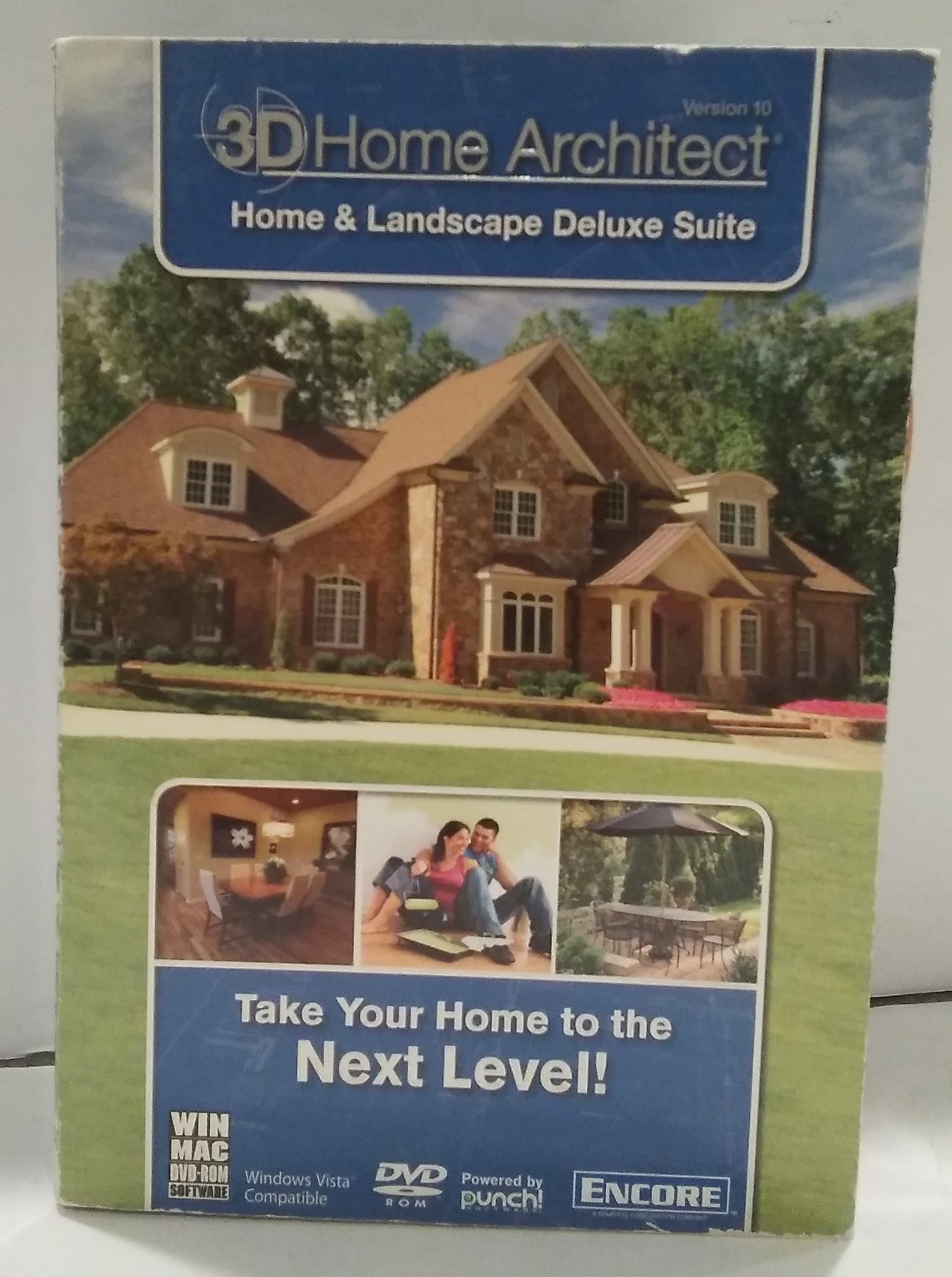 Encore 3D Home Architect Home & Landscape Deluxe Suite 2008 WIN/MAC DVD