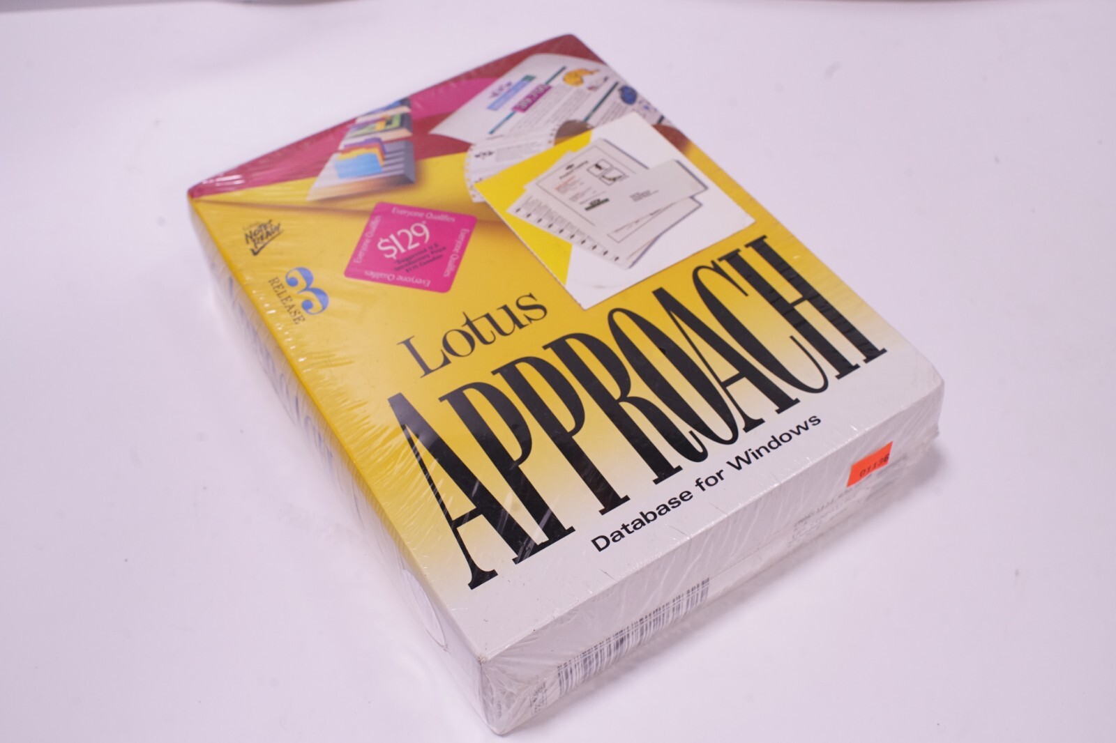 BRAND NEW SEALED – Lotus Approach 3.0 for Windows 3.1 PC IBM Big Box 123 Suite