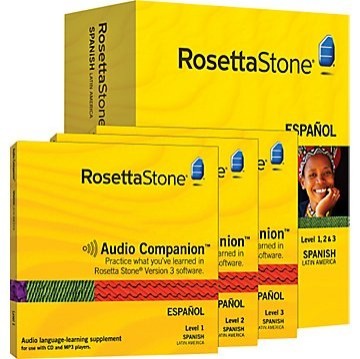 Rosetta Stone Latin America Spanish Level 1, 2 & 3 (Version 3) Brand New&Sealed