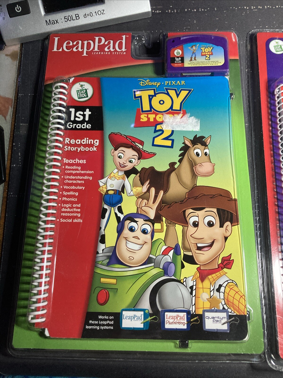 Lot LeapFrog Pad Scooby Doo Haunted Castle, Pooh Book Cartridge 2nd Grade Disney