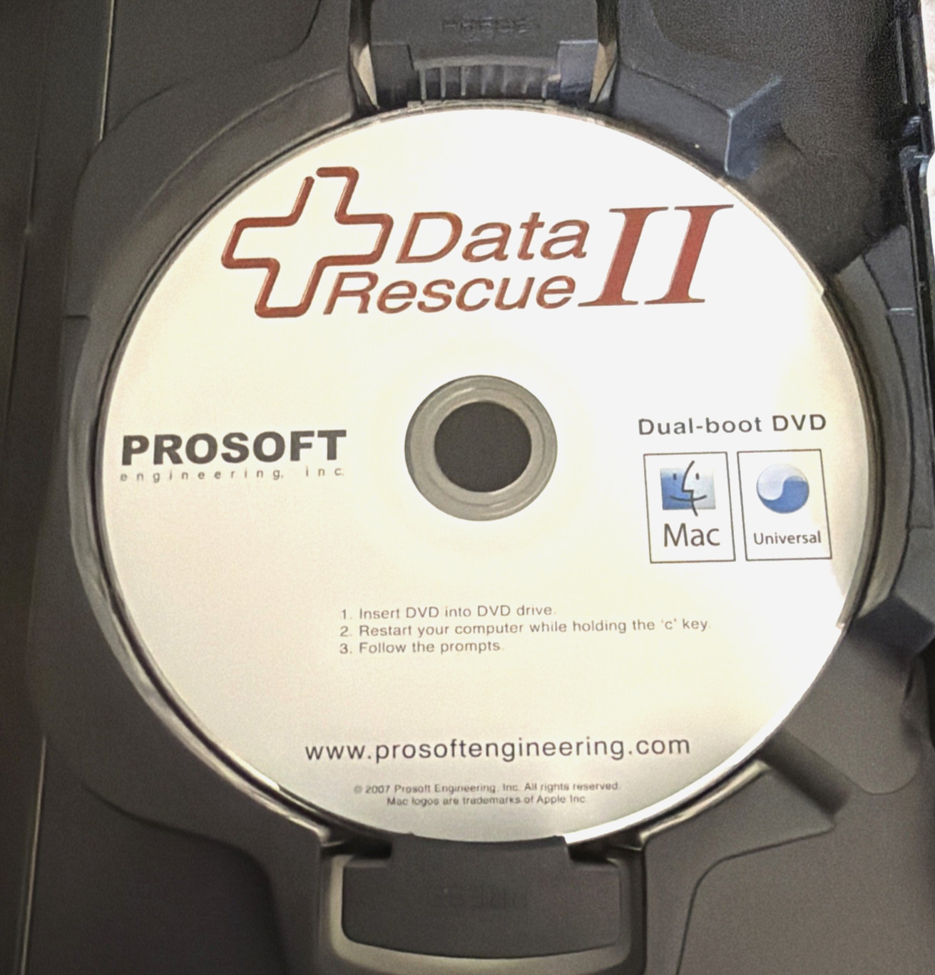DATA RESCUE II, Emergency Hard Drive Recovery w/Serial Number for Mac