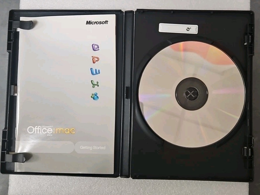 Microsoft Office Mac Software 2004 Student And Teacher Edition PC