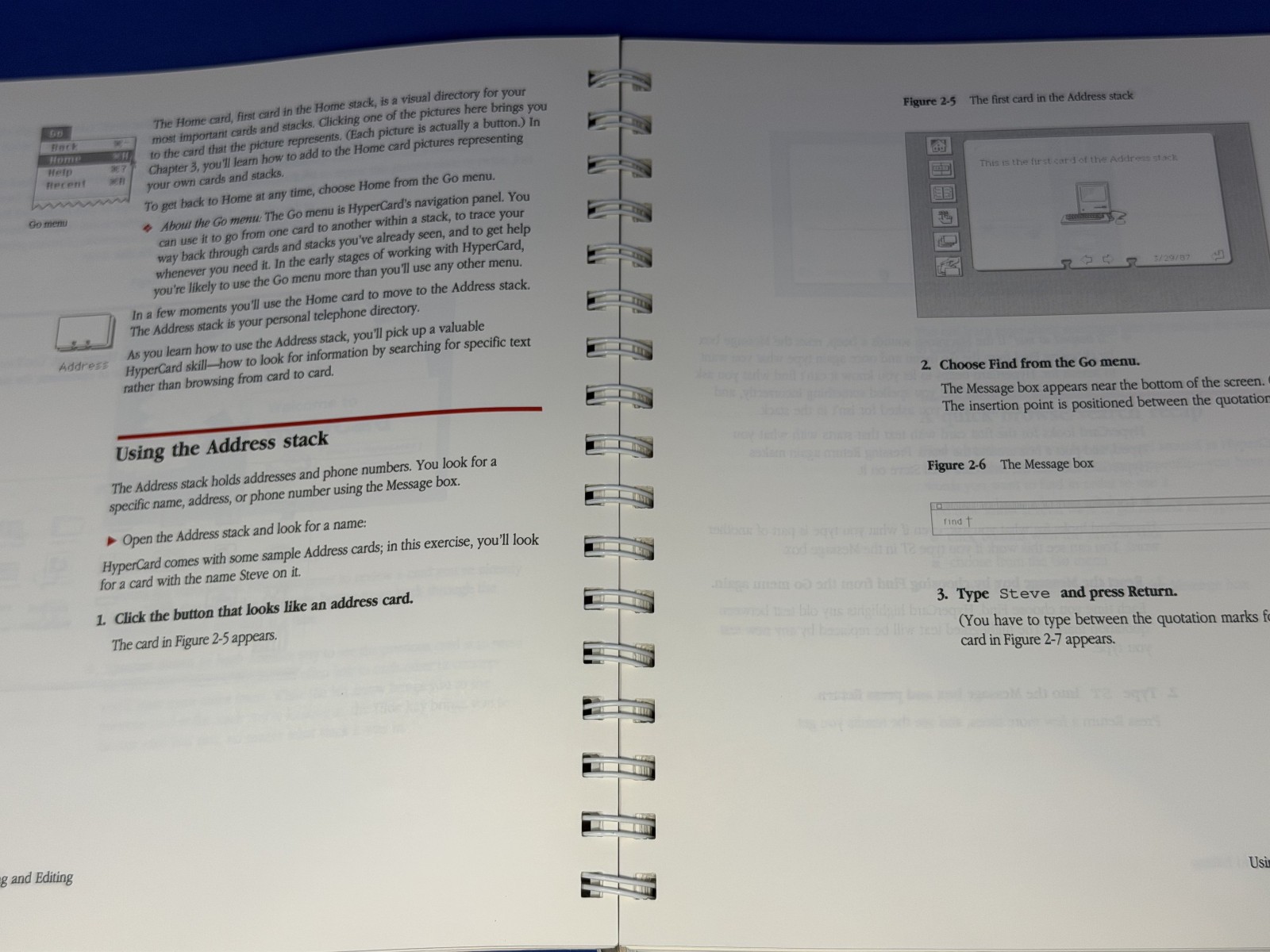 HYPERCARD USER’S GUIDE (1989, SPIRAL BINDING) -Apple Macintosh Manual -VERY GOOD
