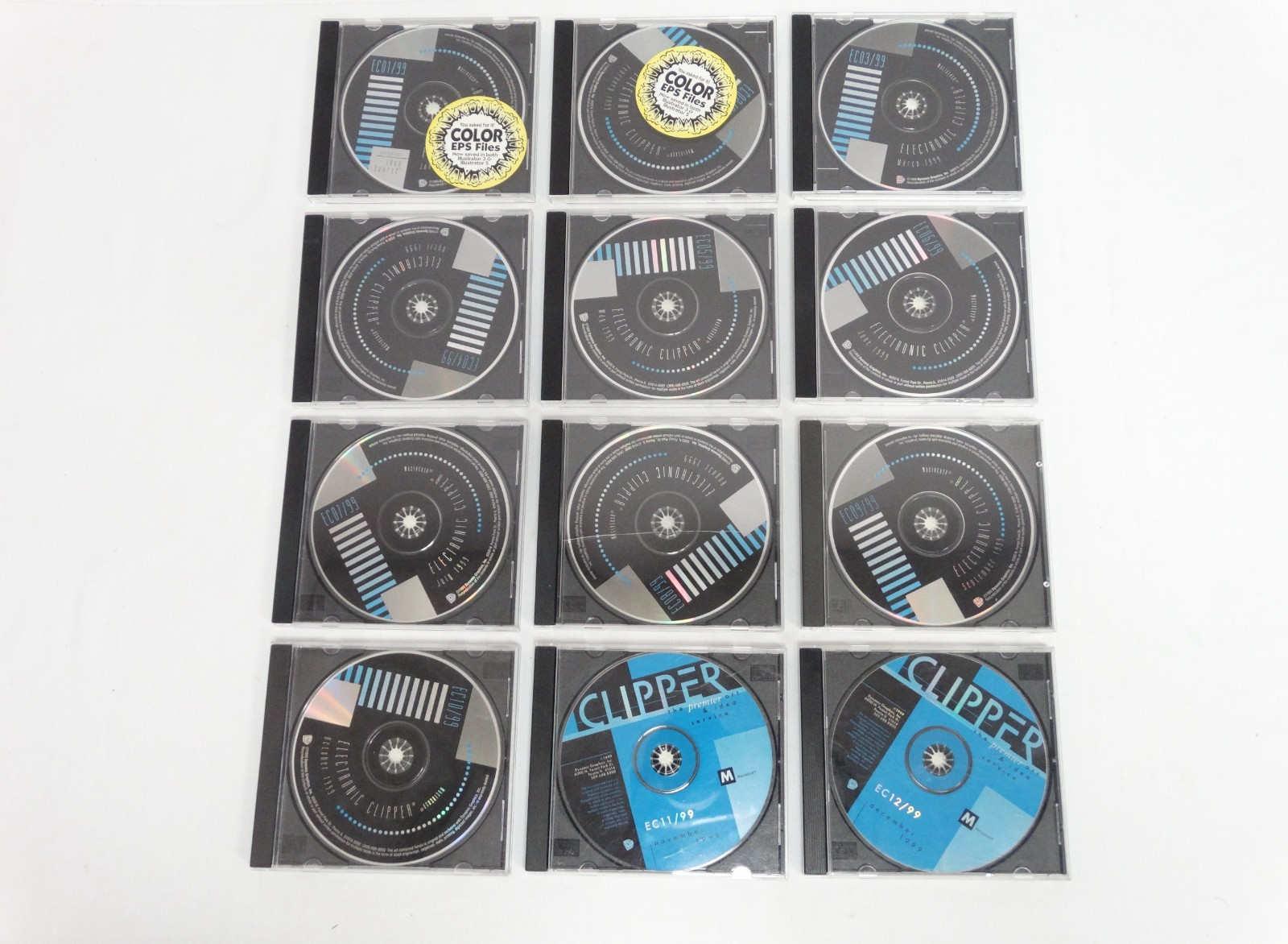 Dynamic Graphics Electronic Clipper Clip Art Library Jan. – Dec. 1999 Complete