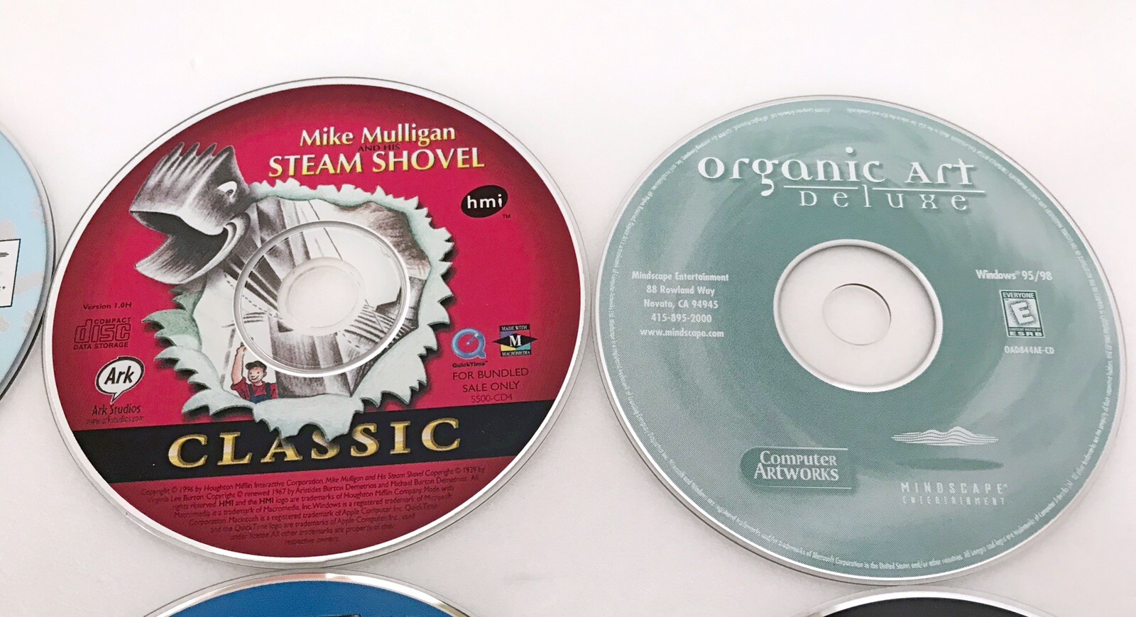 12 Vintage Kids CDs Winnie The Pooh, Mike Mulligan, Kid Pix & More Windows