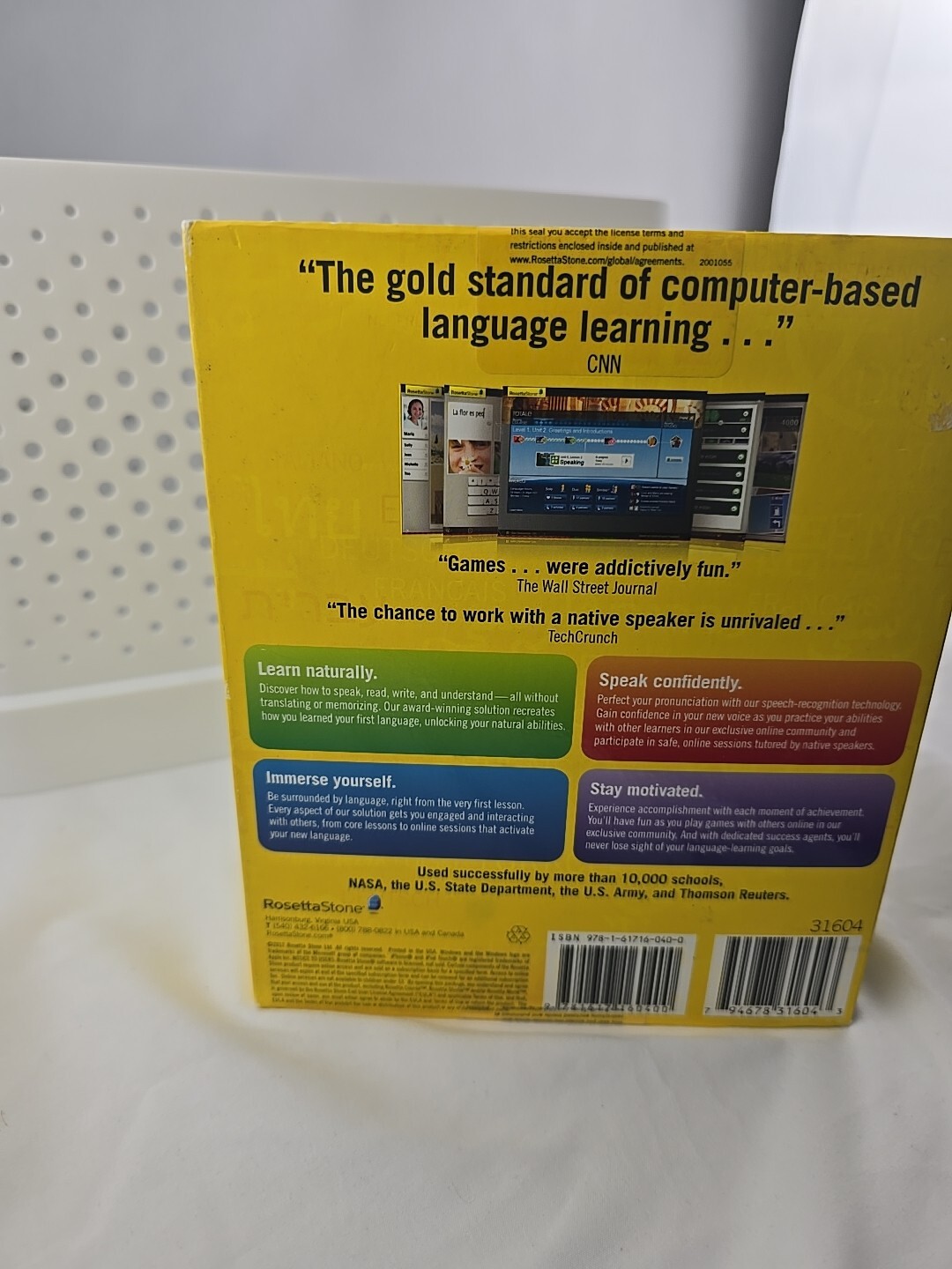 Italian Rosetta Stone: Italiano Level 1, 2, 3, 4, 5 Totale New Sealed