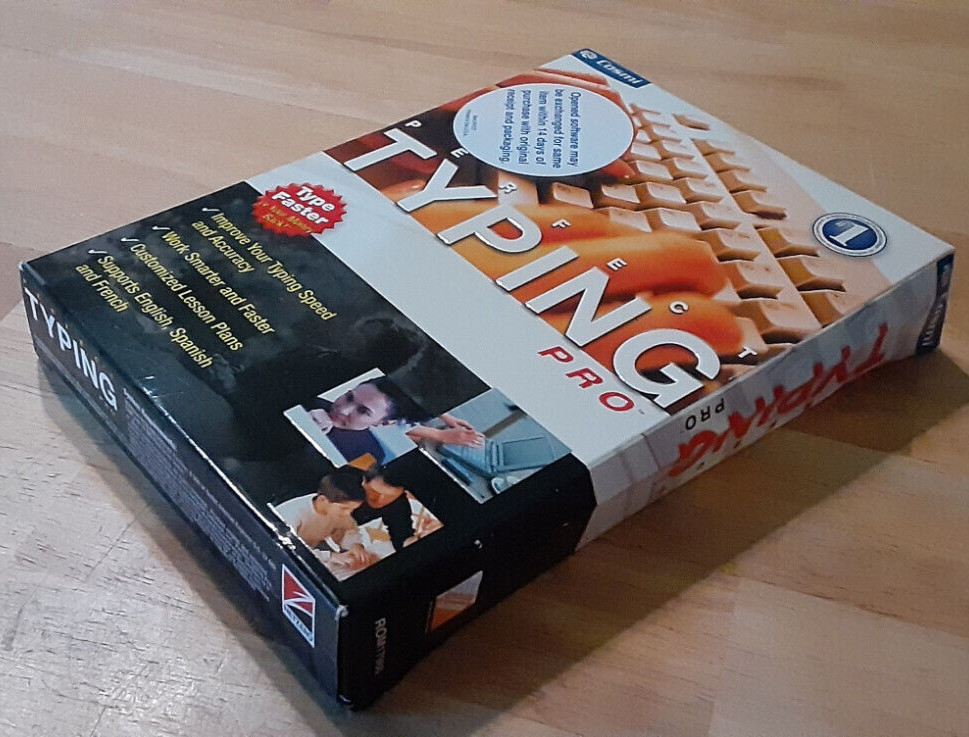 Perfect Typing Pro : Cosmi : Windows 98 SE/ME/2000/XP Software Sealed 2005