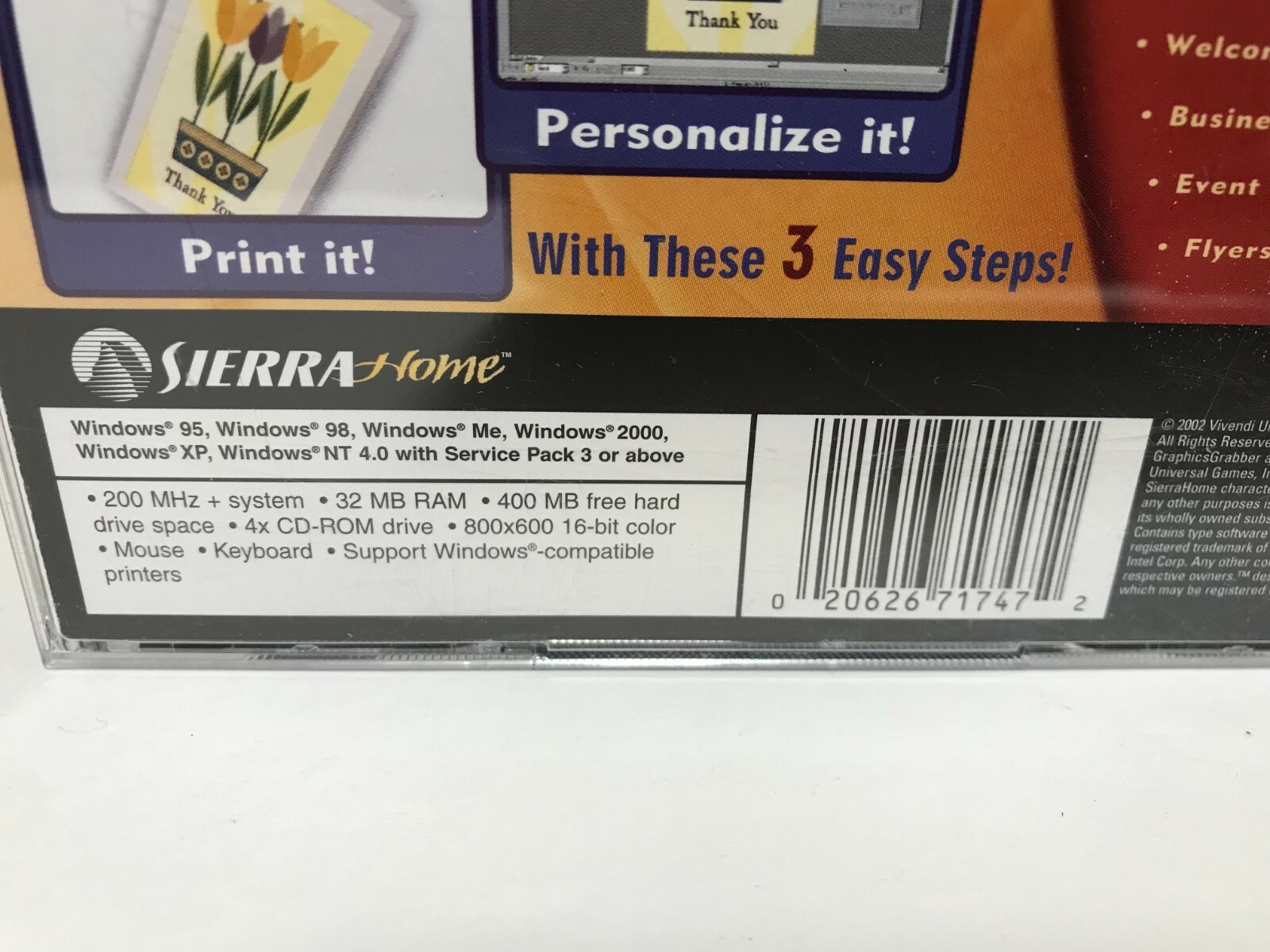 Print Artist  Version  22 Gold Edition PC CD 2003 Version