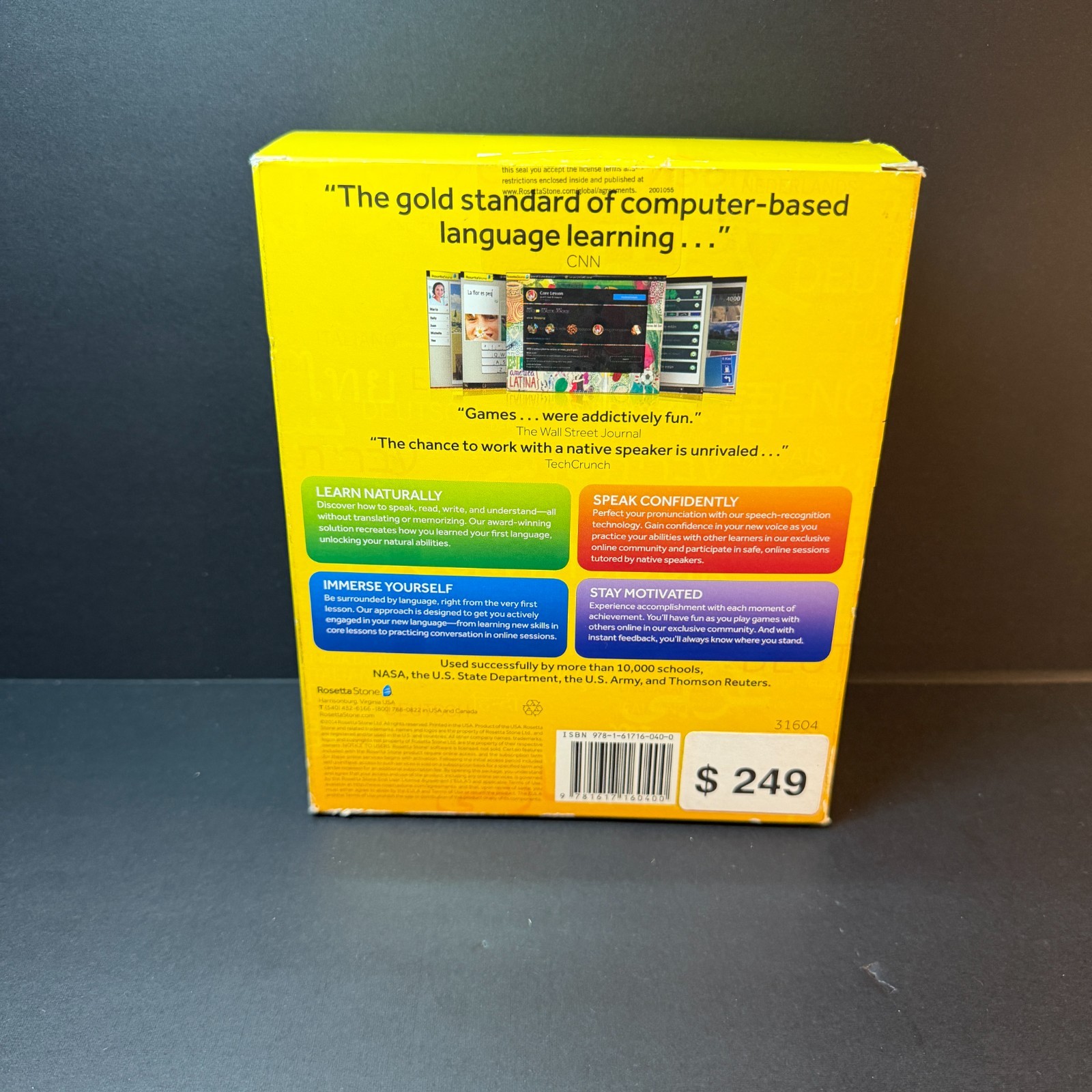 Rosetta Stone Italiano Version 4 Level 1-5 1, 2, 3, 4, 5 Learn Italian