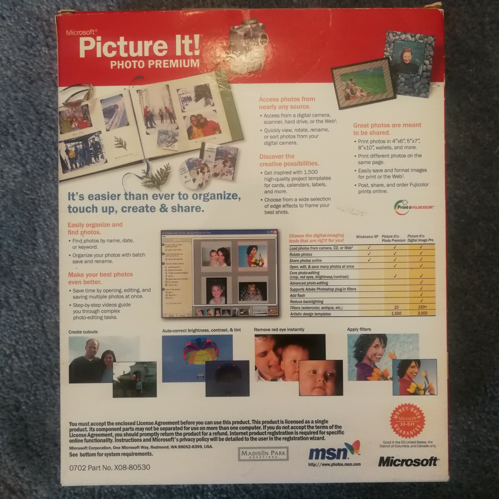 Microsoft Picture It! Photo Premium version 7.0 for Windows
