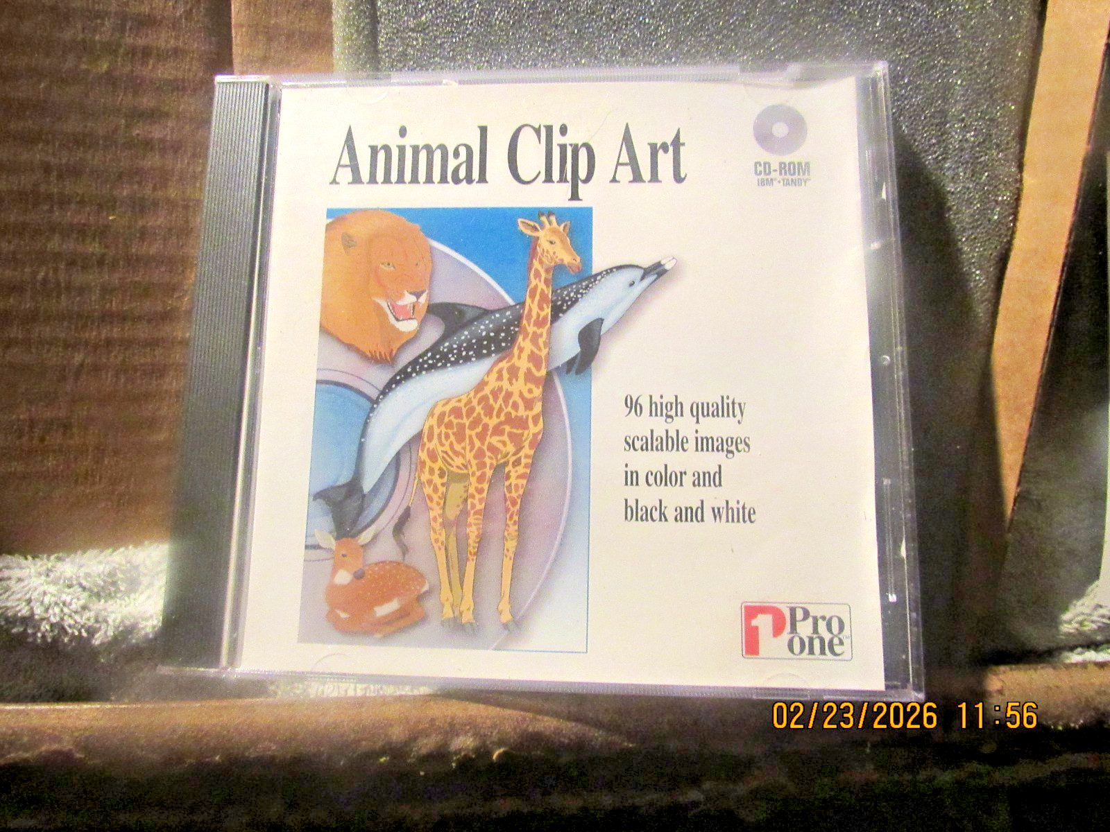 Vintage Animals Clip Art Windows PC CD-ROM Software New Pro One IBM