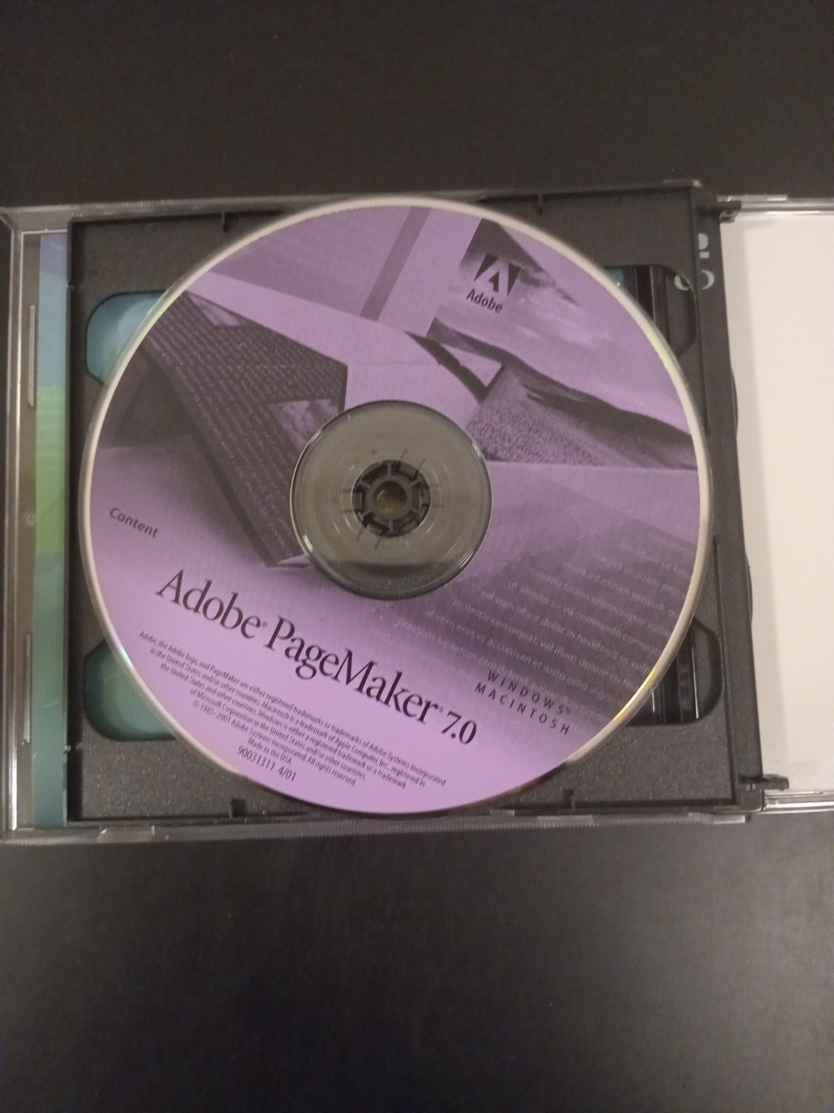 Adobe PageMaker 7.0 2 Disc Set with Serial #