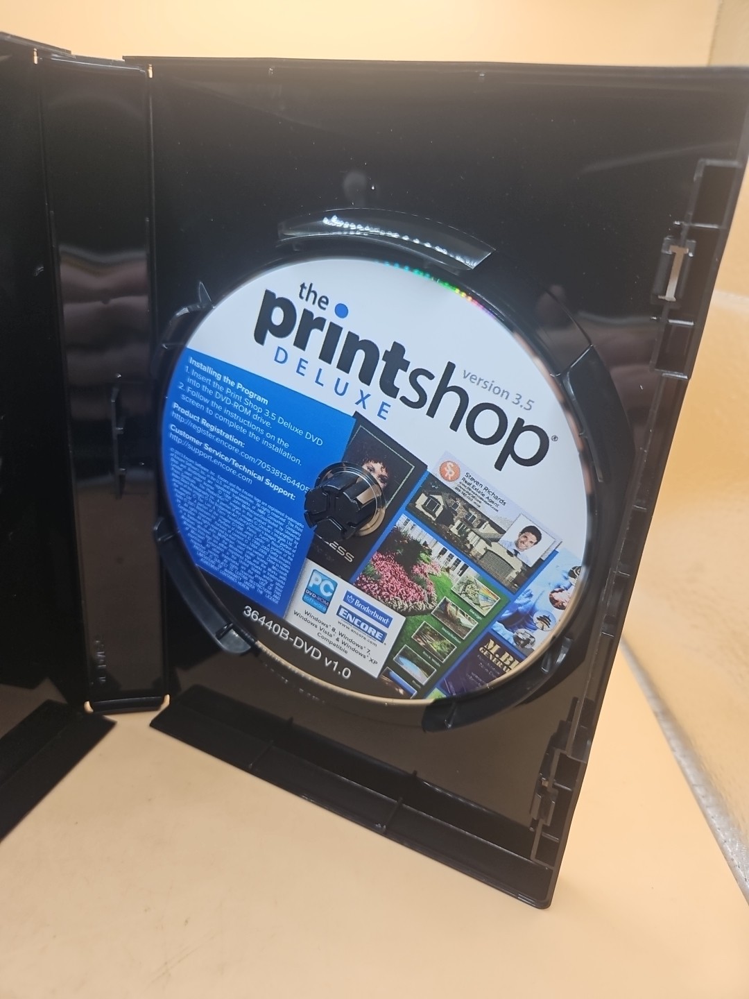 Borderbund Encore The Print Shop Version 3.5 Deluxe for Windows PC
