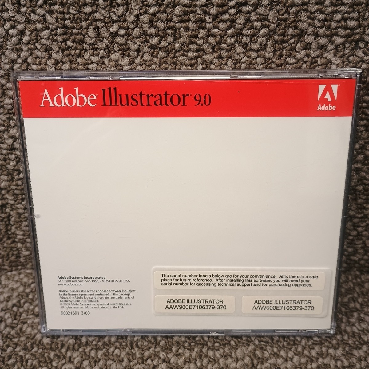 Adobe Illustrator 9.0 Apple Mac Macintosh with Serial Number
