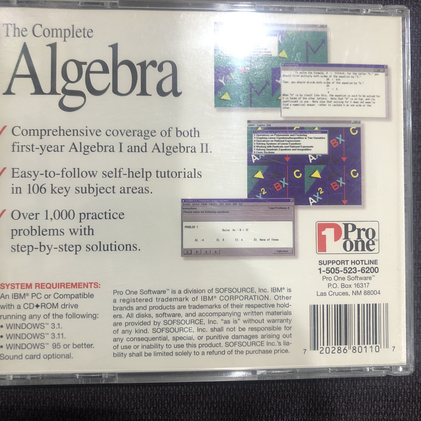 The Learning Company Complete Algebra