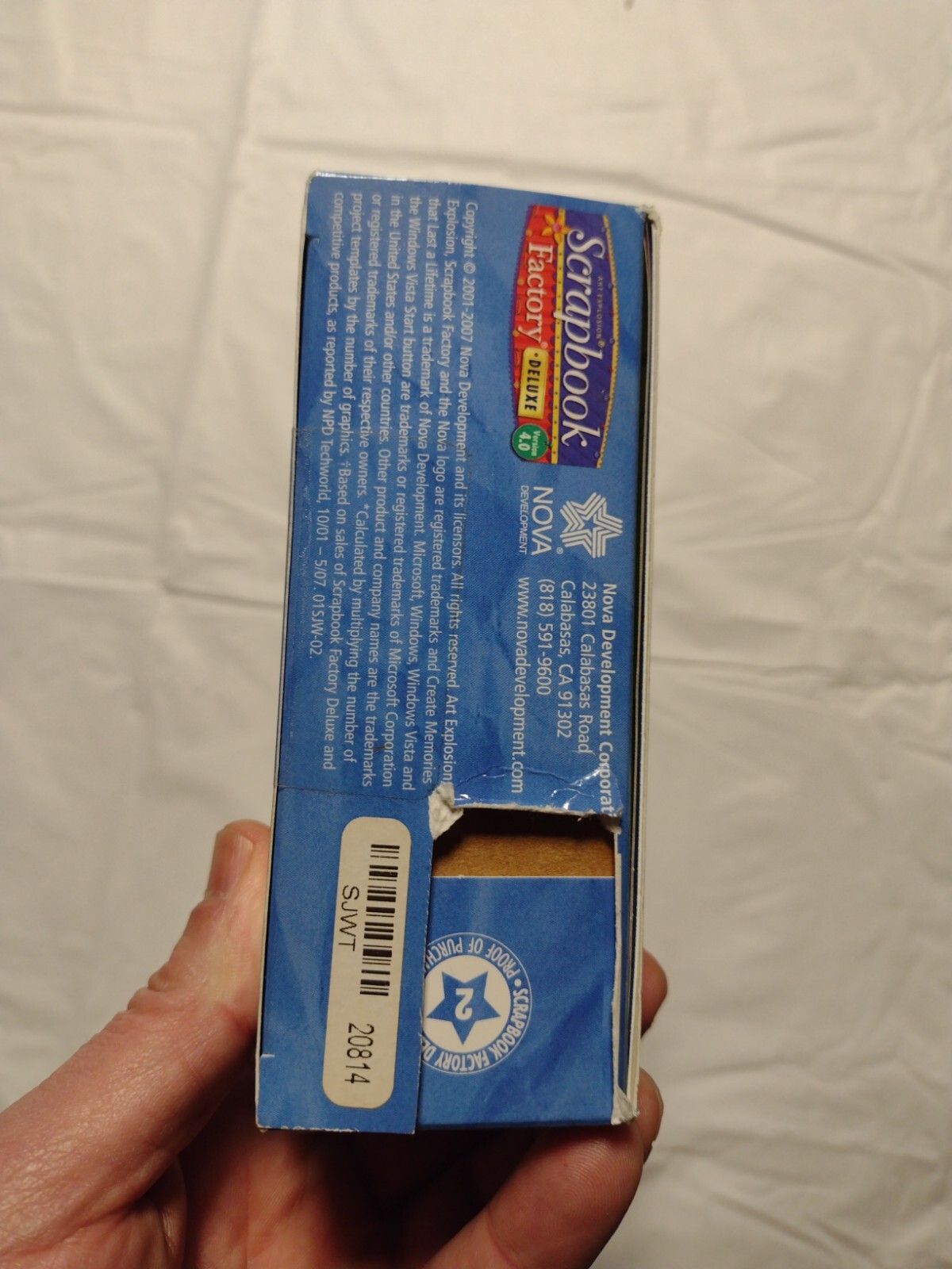 ART EXPLOSION SCRAPBOOK FACTORY DELUXE VERSION 4.0 DVD WINDOWS 2000/XP 2005