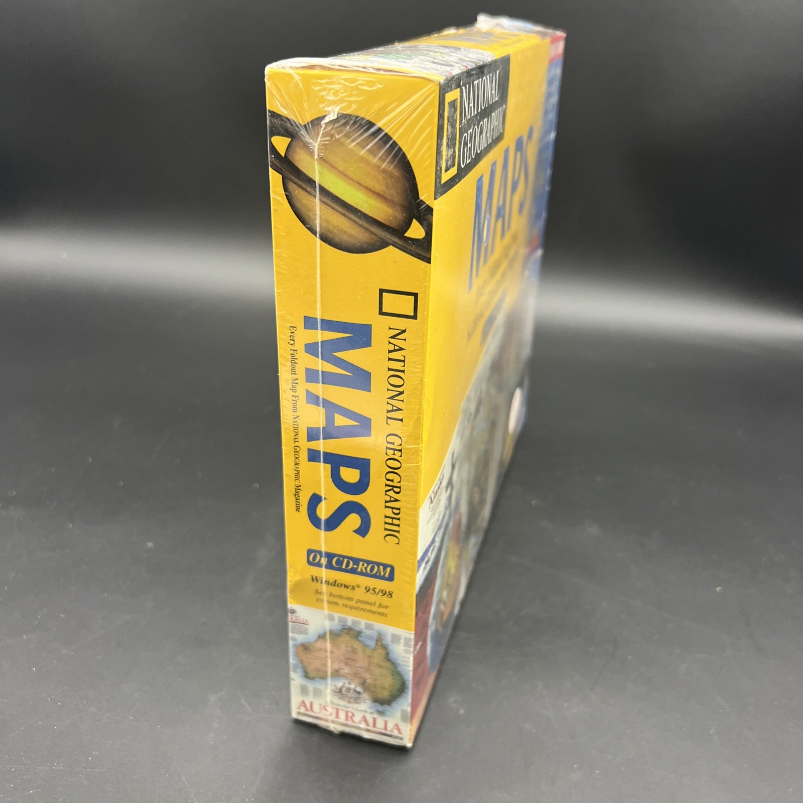 National Geographic Maps On CD-ROM Windows 95/98 Sealed Box 1999
