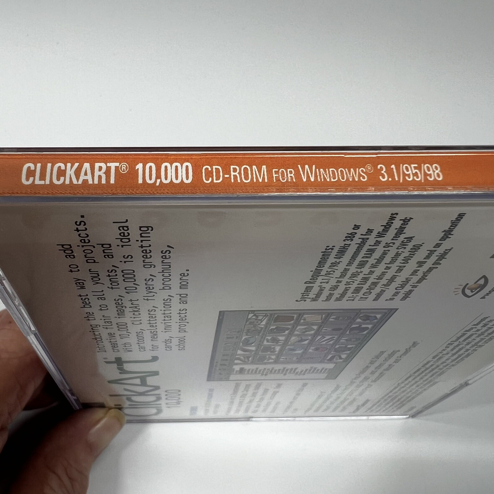 Broderbund ClickArt 10,000 for CDs Windows 3.1/95/98 c1999 Graphic Clip Art